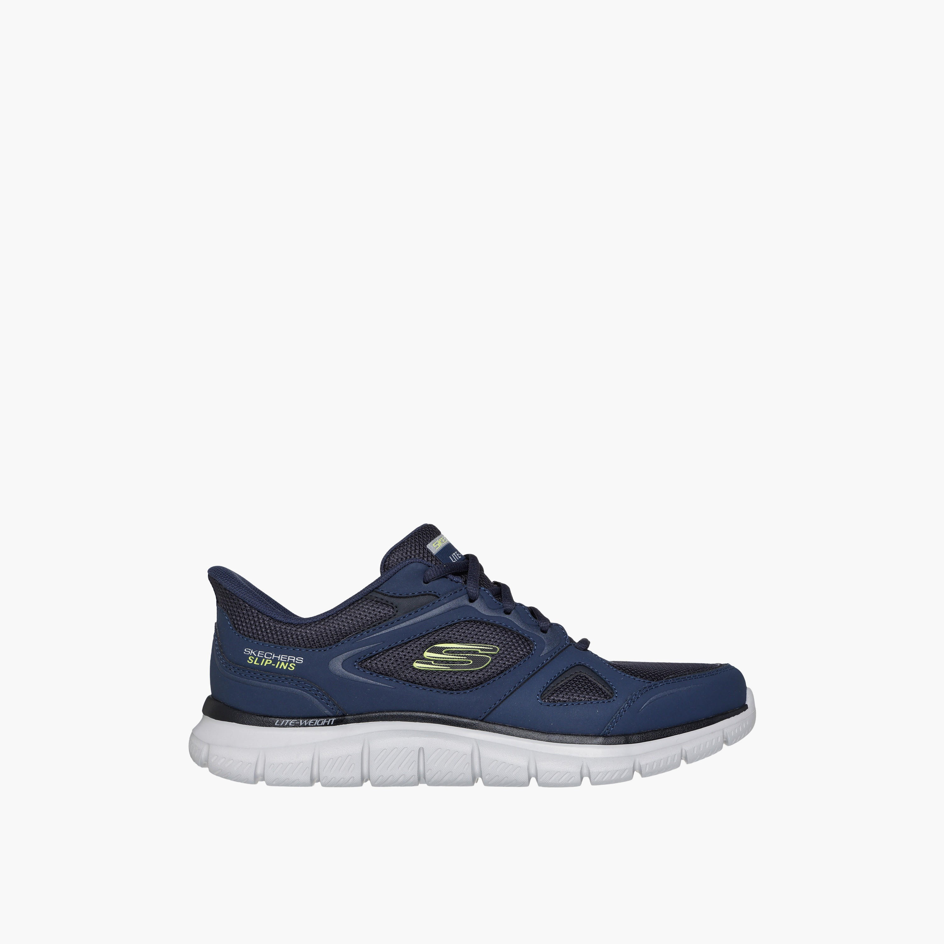 حذاء رياضي جلد برباط إغلاق للرجال من سكيتشرز-sports-men-shoes-image-2