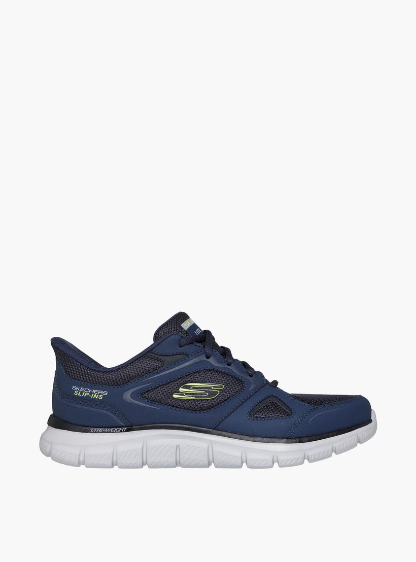 حذاء رياضي جلد برباط إغلاق للرجال من سكيتشرز-sports-men-shoes-image-2