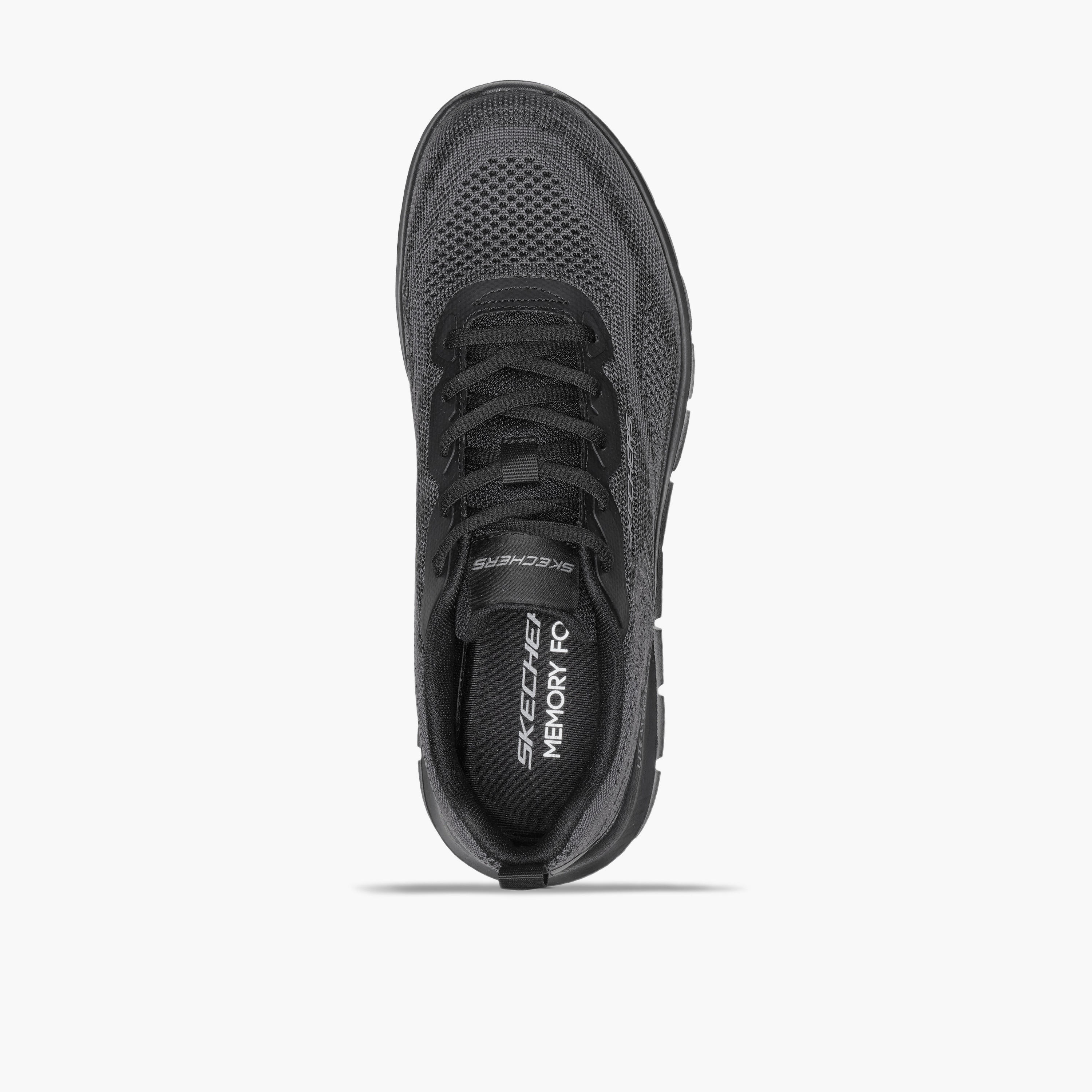 حذاء رياضي برباط تراك للرجال من سكيتشرز-sports-men-shoes-image-3