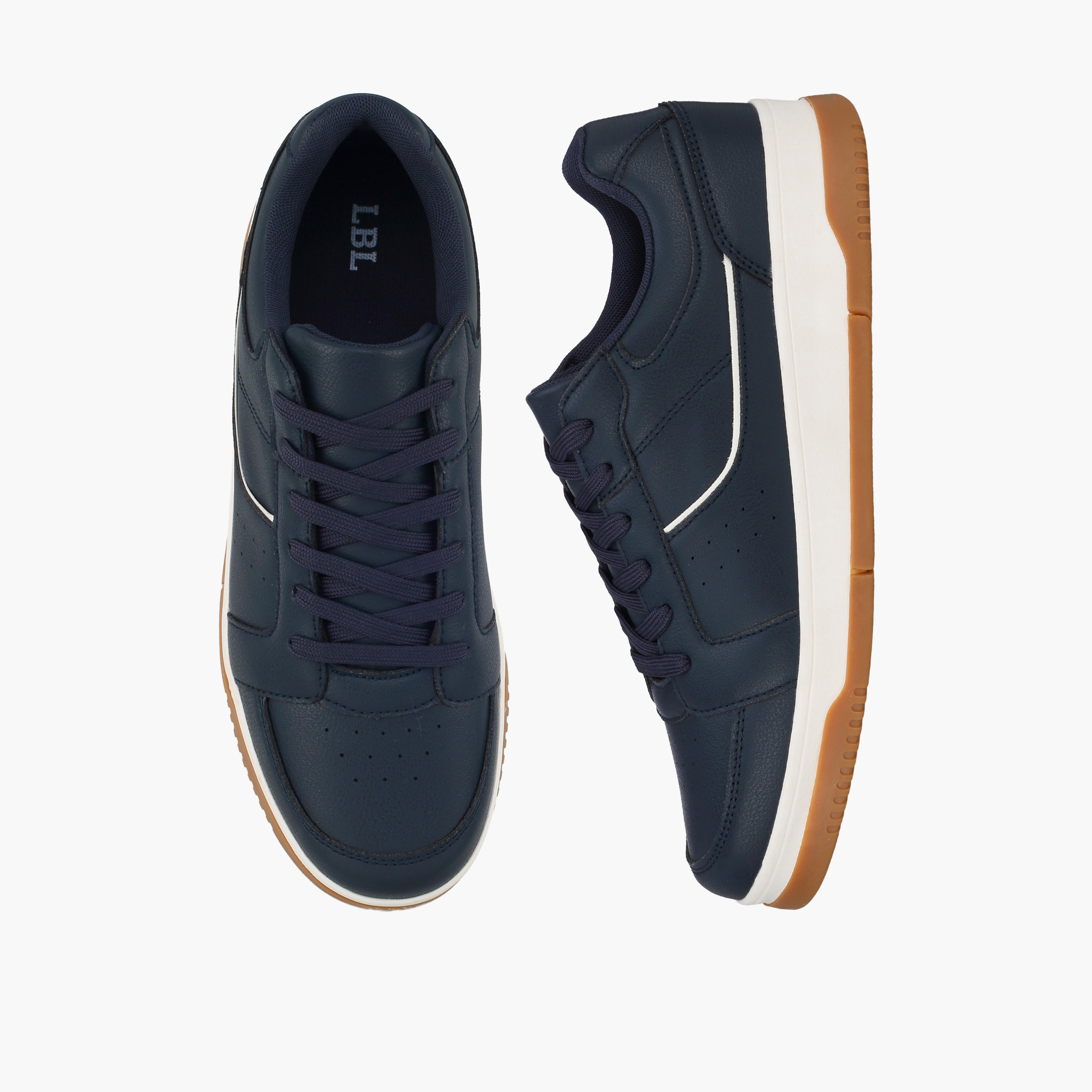 حذاء سنيكرز برباط إغلاق للرجال من إل بي إل من شوإكسبريس-men-shoes-sneakers-image-1