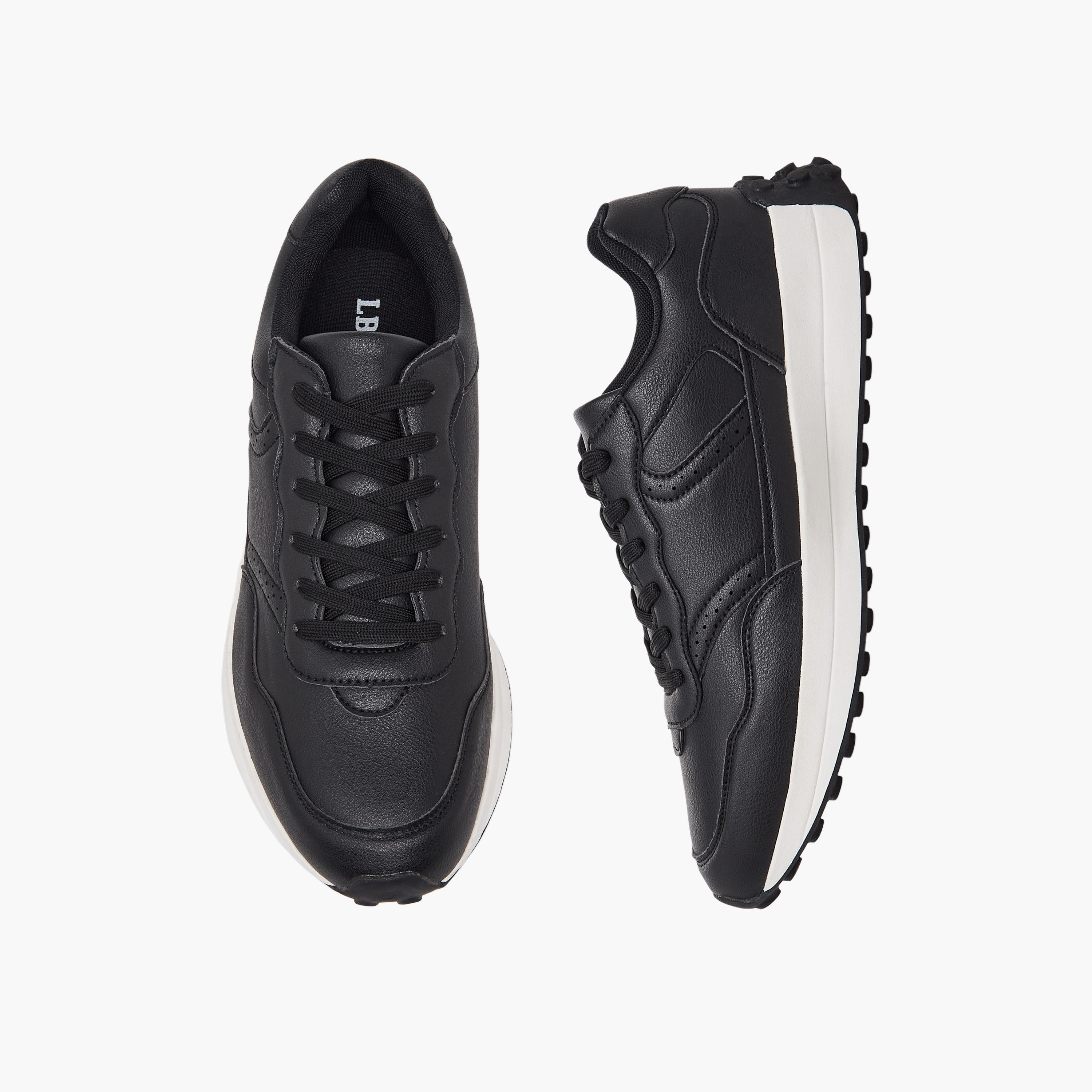 حذاء سنيكرز طول الكاحل برباط إغلاق للرجال من أل بي أل من شو إكسبريس-men-shoes-sneakers-image-1