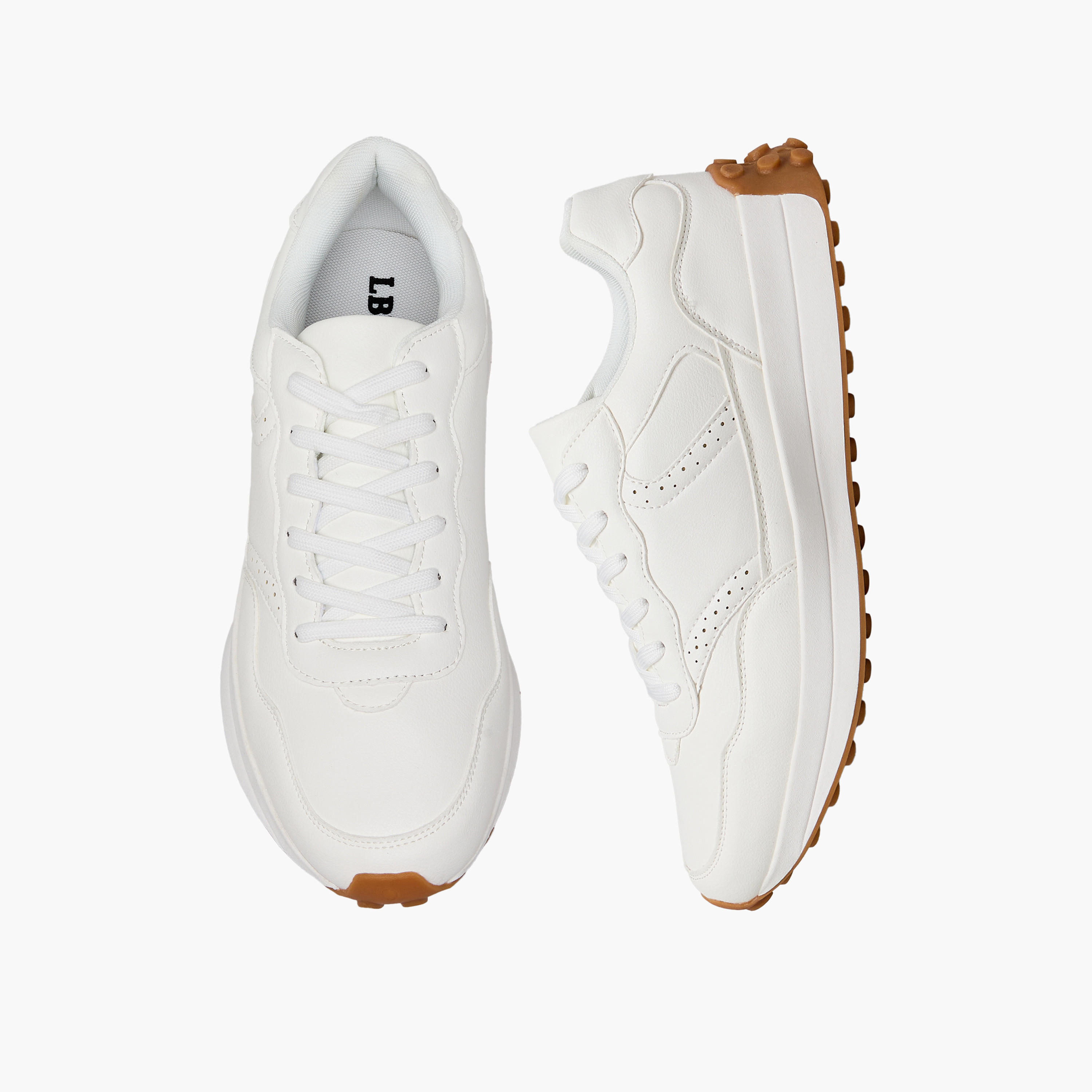 حذاء سنيكرز طول الكاحل برباط إغلاق للرجال من أل بي أل من شو إكسبريس-men-shoes-sneakers-image-1