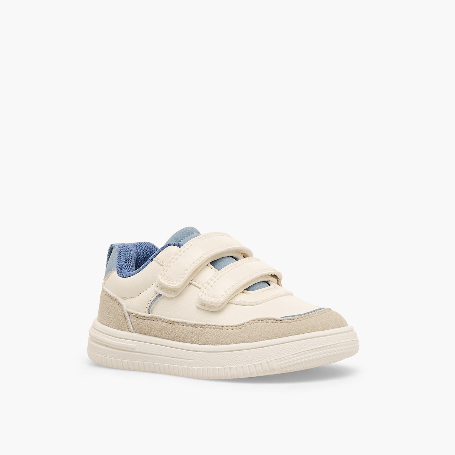 Barefeet Boys Colourblock Hook & Loop Sneakers-girls-shoes-sneakers-image-2