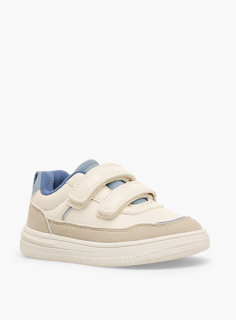 Barefeet Boys Colourblock Hook & Loop Sneakers-girls-shoes-sneakers-image-2