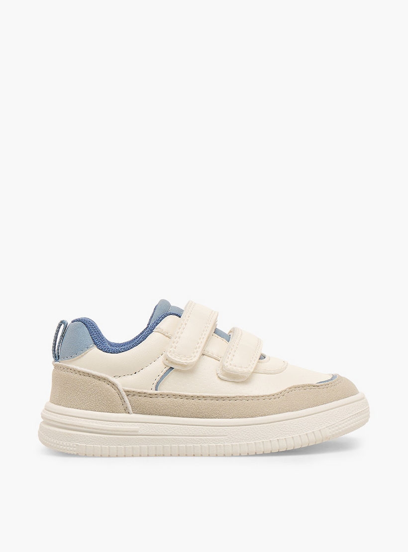 Barefeet Boys Colourblock Hook & Loop Sneakers-girls-shoes-sneakers-image-3