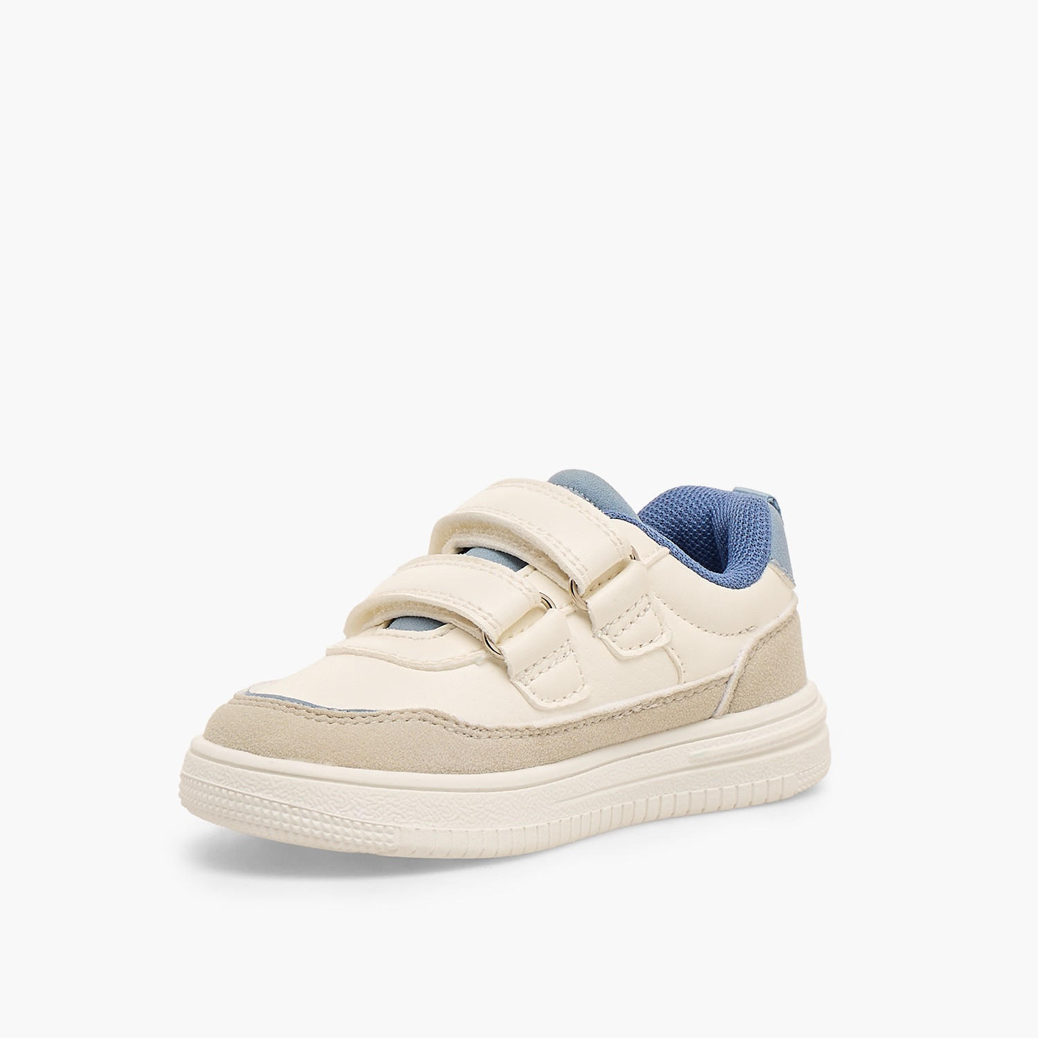 Barefeet Boys Colourblock Hook & Loop Sneakers-girls-shoes-sneakers-image-4
