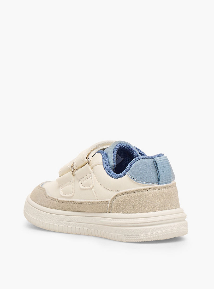 Barefeet Boys Colourblock Hook & Loop Sneakers-girls-shoes-sneakers-image-5