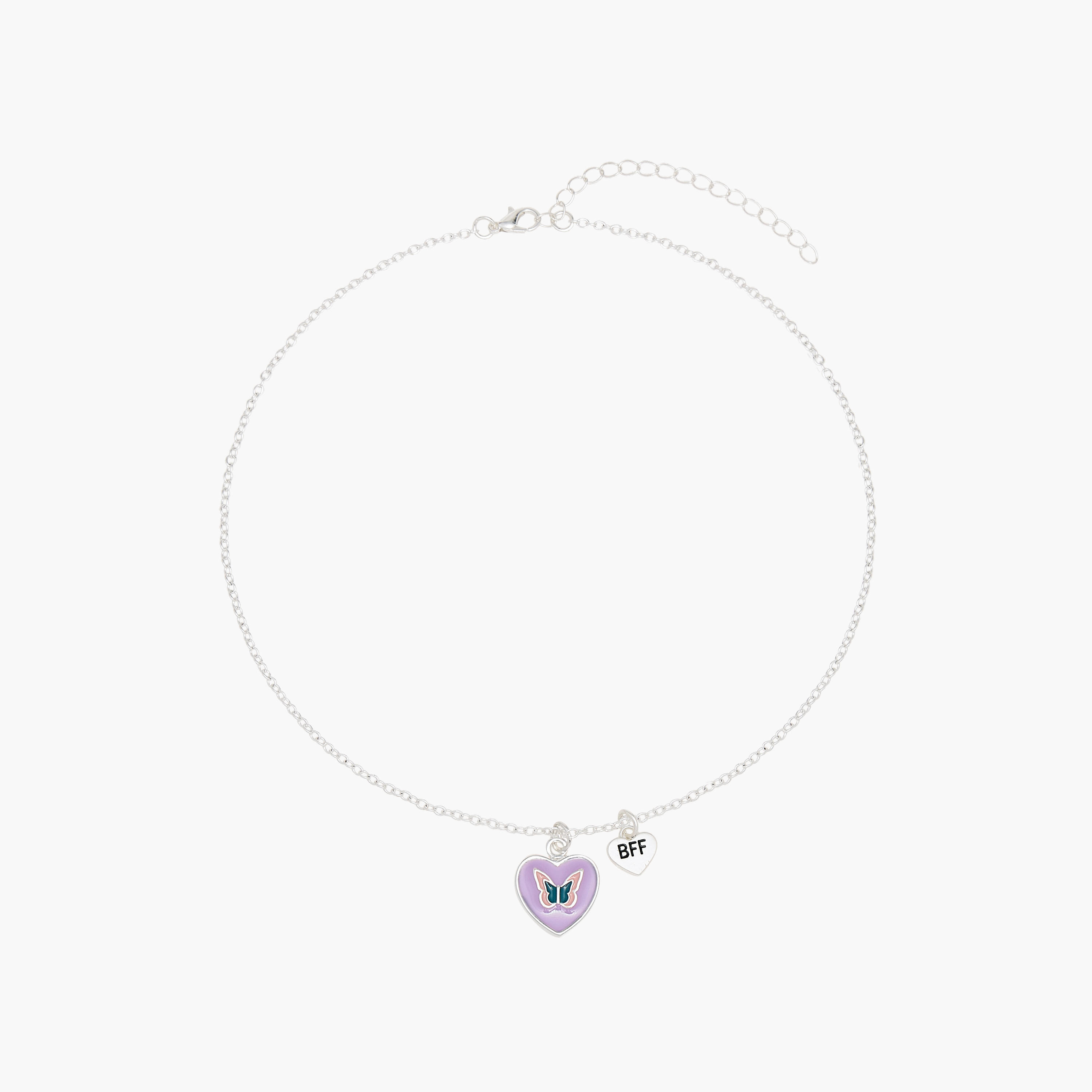 Flora Bella Butterfly Pendant Necklace with Lobster Clasp Closure - Set of 2-girls-accessories-jewellery-image-3