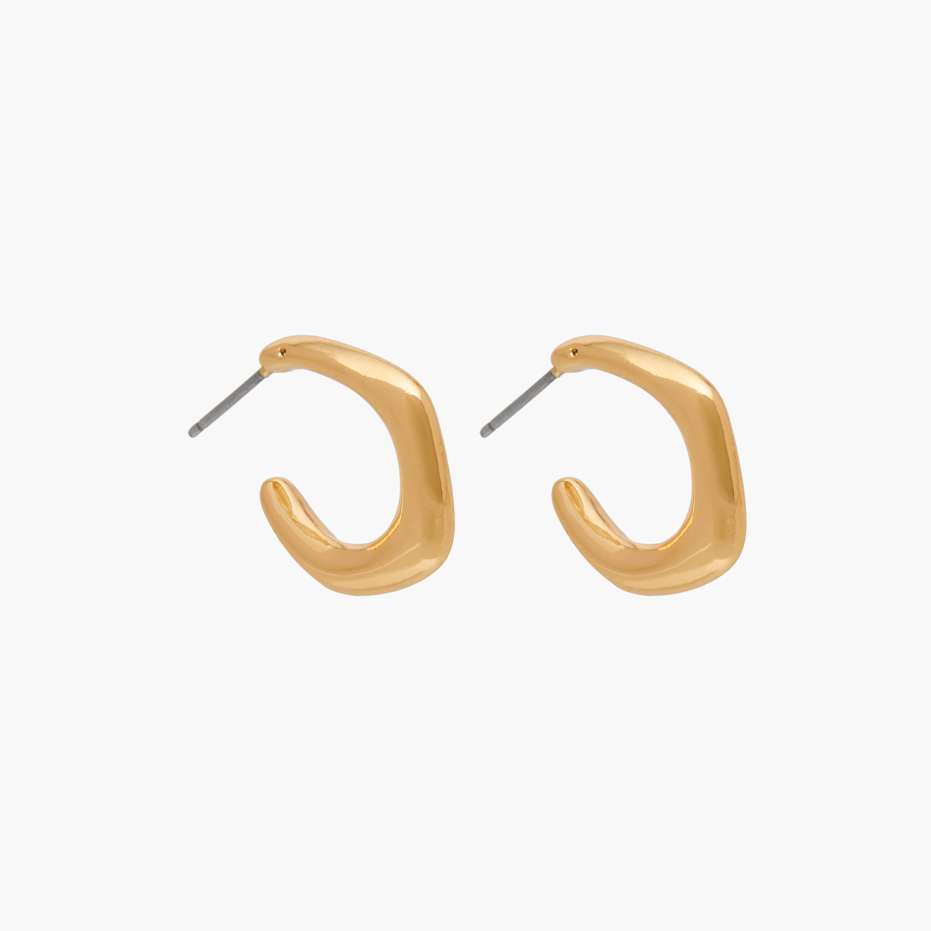 Flora Bella Metallic Earrings with Pushback Closure - Set of 3-women-watchesandjewellery-jewellery-earrings-image-2