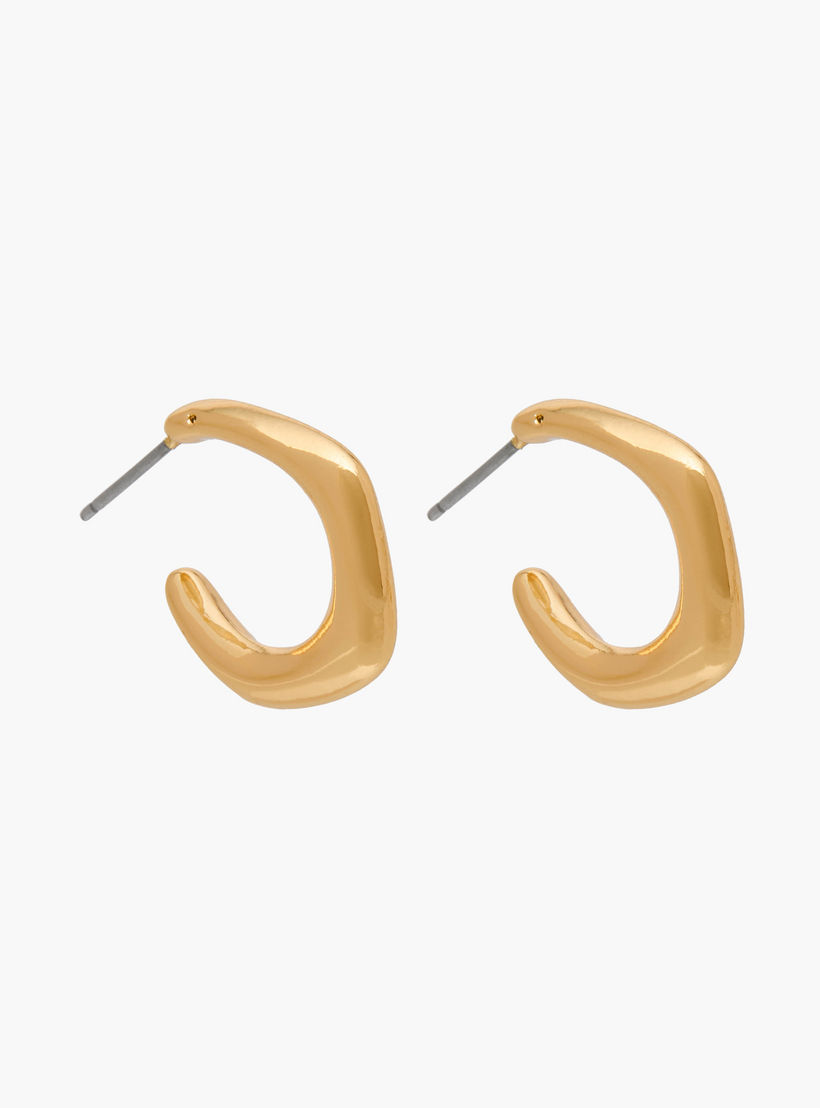 Flora Bella Metallic Earrings with Pushback Closure - Set of 3-women-watchesandjewellery-jewellery-earrings-image-2