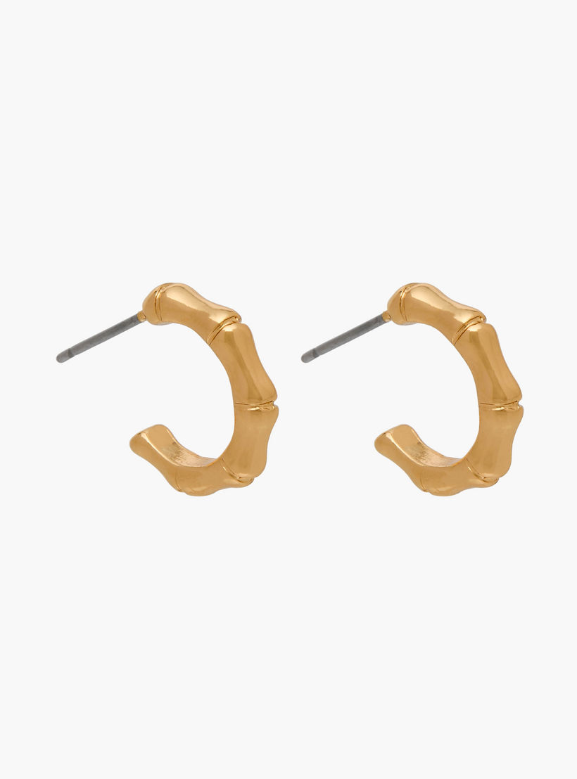 Flora Bella Metallic Earrings with Pushback Closure - Set of 3-women-watchesandjewellery-jewellery-earrings-image-3