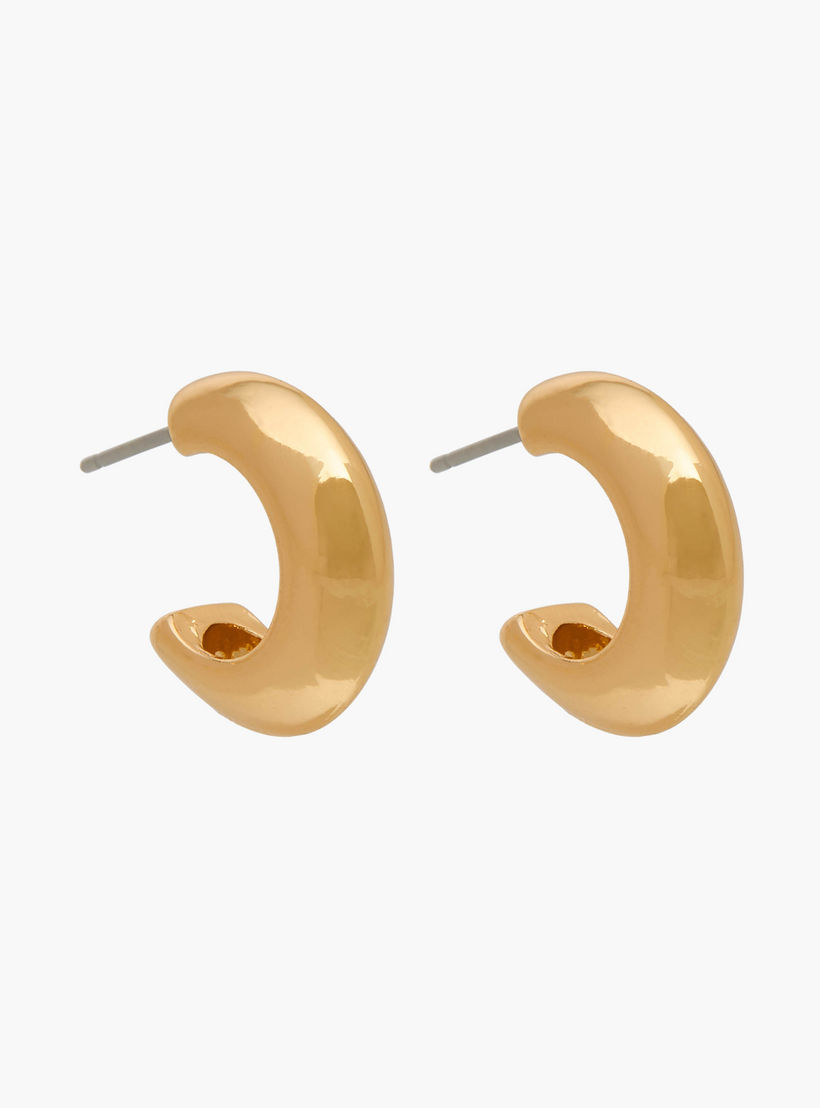 Flora Bella Metallic Earrings with Pushback Closure - Set of 3-women-watchesandjewellery-jewellery-earrings-image-4