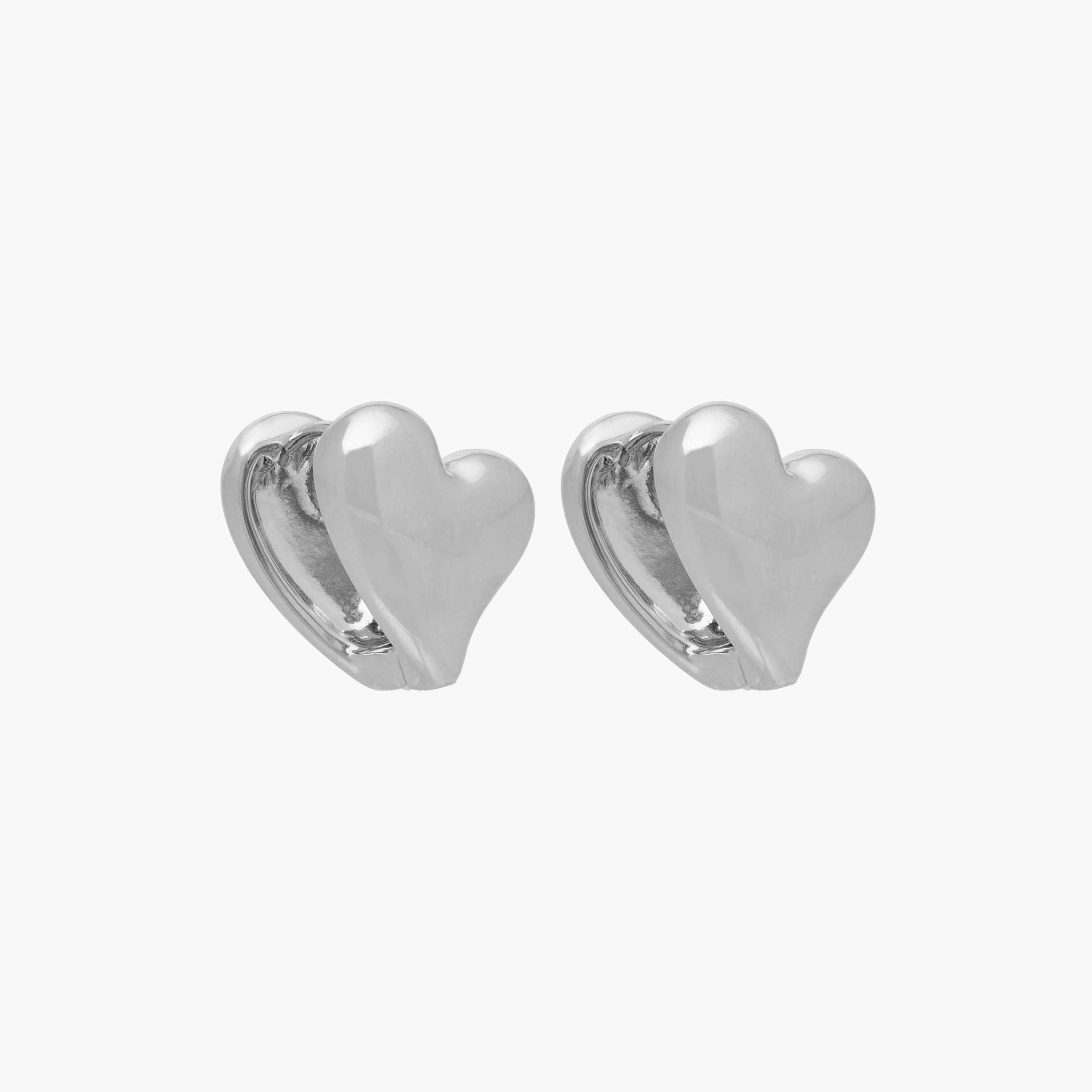 Flora Bella Heart-Shaped Metallic Earrings - Set of 3-women-watchesandjewellery-jewellery-earrings-image-2