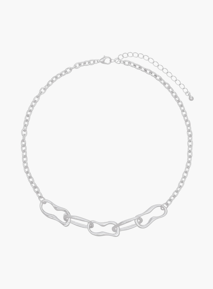 Flora Bella Chain Link Necklace and Earrings Set-women-watchesandjewellery-jewellery-jewellerysets-image-2