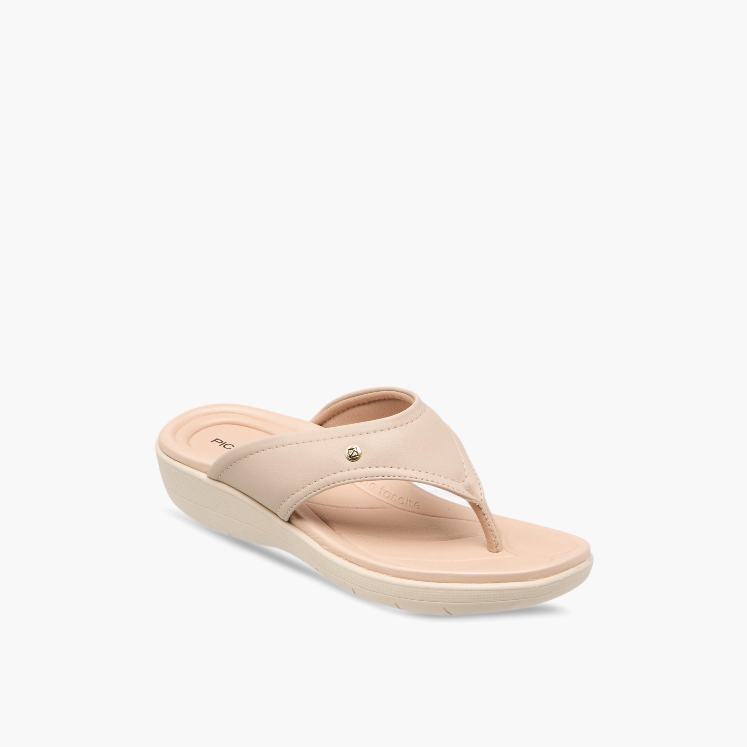 Piccadilly Solid Slip-On Comfort Thong Sandals-women-shoes-flats-sandals-image-2