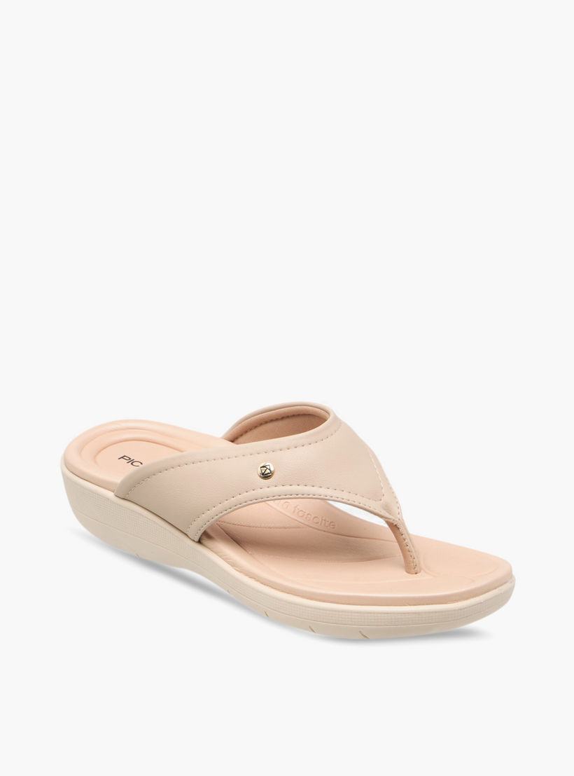 Piccadilly Solid Slip-On Comfort Thong Sandals-women-shoes-flats-sandals-image-2
