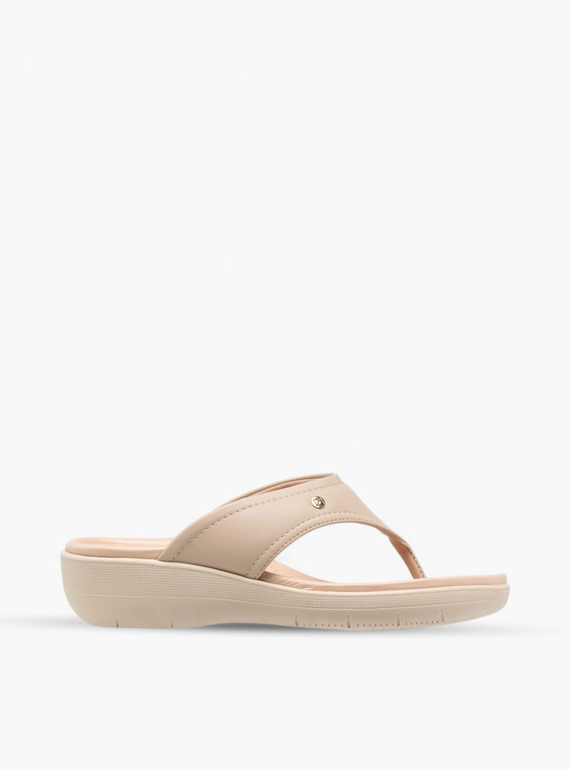 Piccadilly Solid Slip-On Comfort Thong Sandals-women-shoes-flats-sandals-image-3
