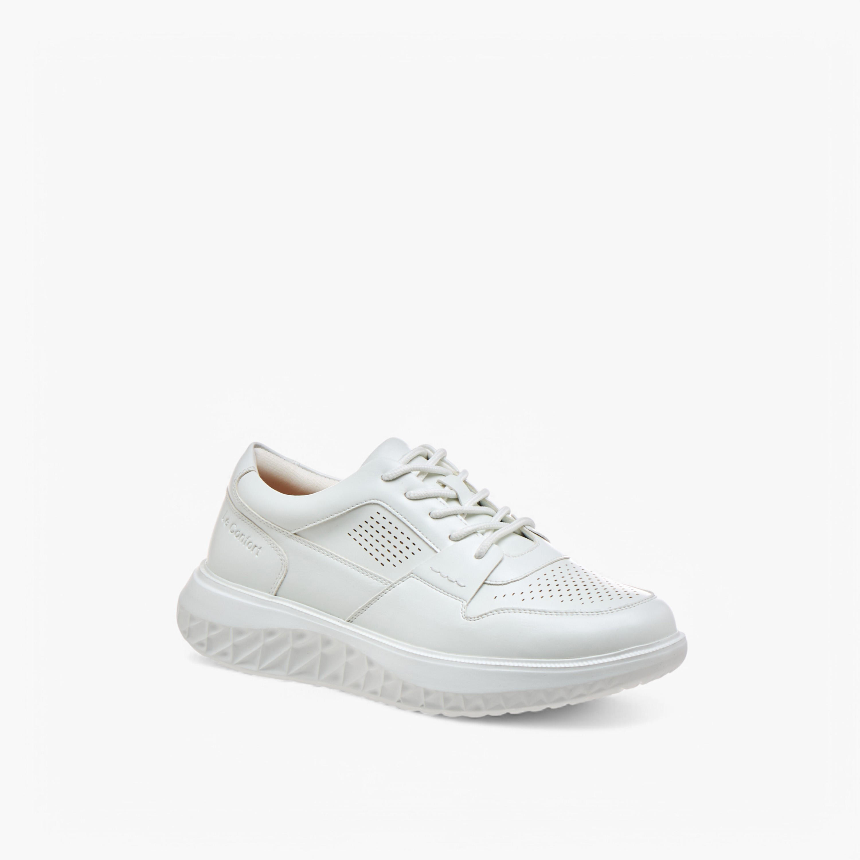 Le Confort Perforated Comfort Sneakers with Lace-Up Closure-men-shoes-sneakers-image-2