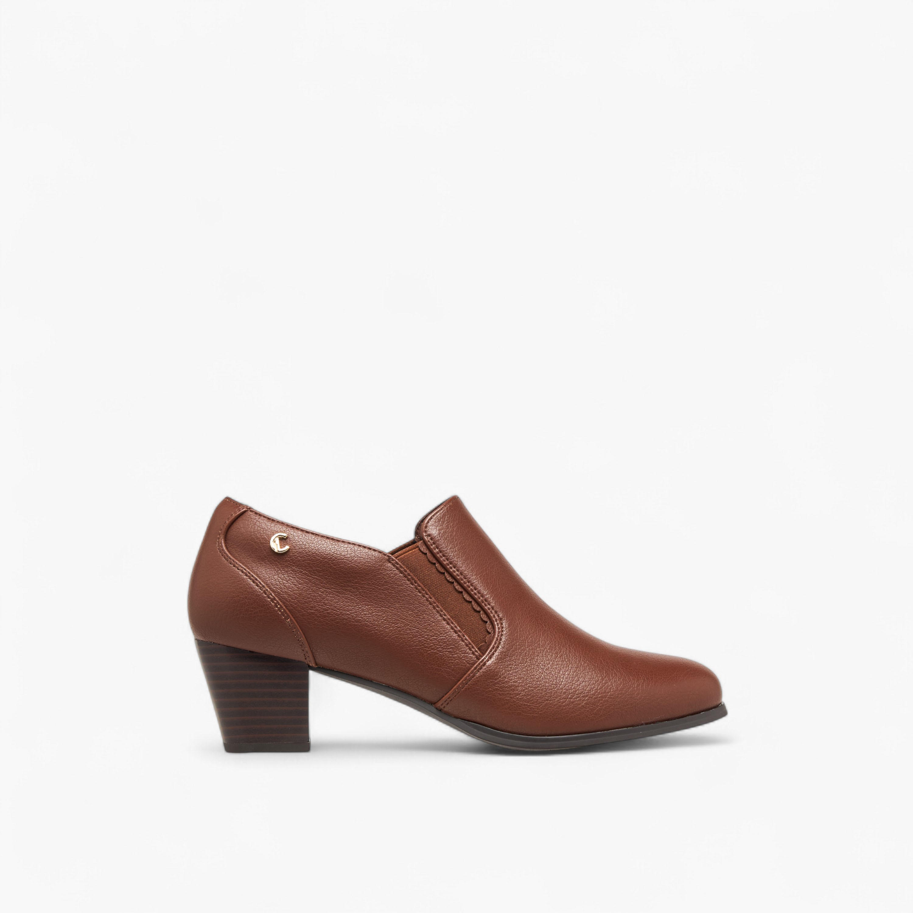 Le Confort Women's Low Ankle Block Heel Slip-On Boots-women-shoes-boots-image-3