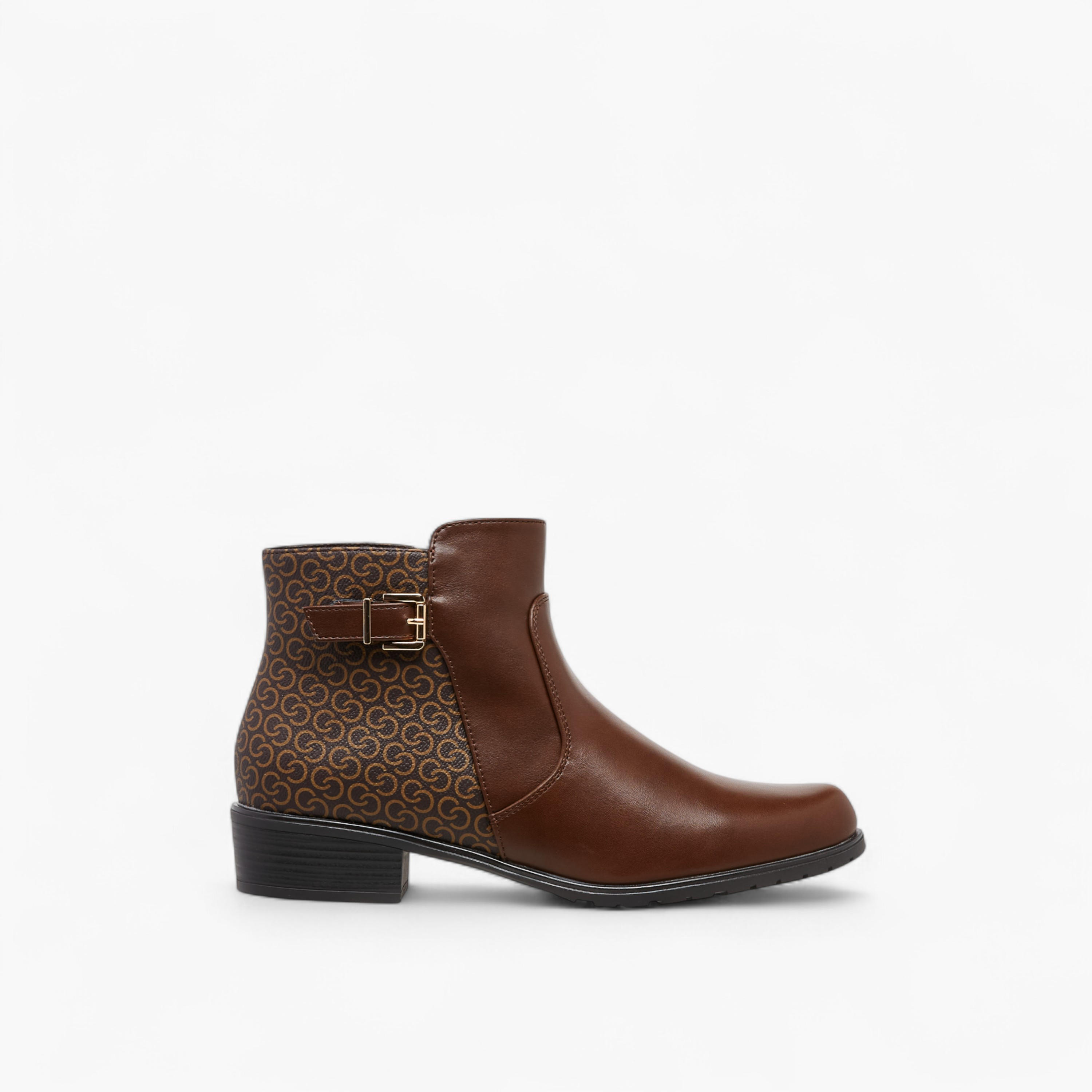 بوت كاحل بزينة فيونكة وكعب سميك وسحاب إغلاق للنساء من سيليست-women-shoes-boots-image-3