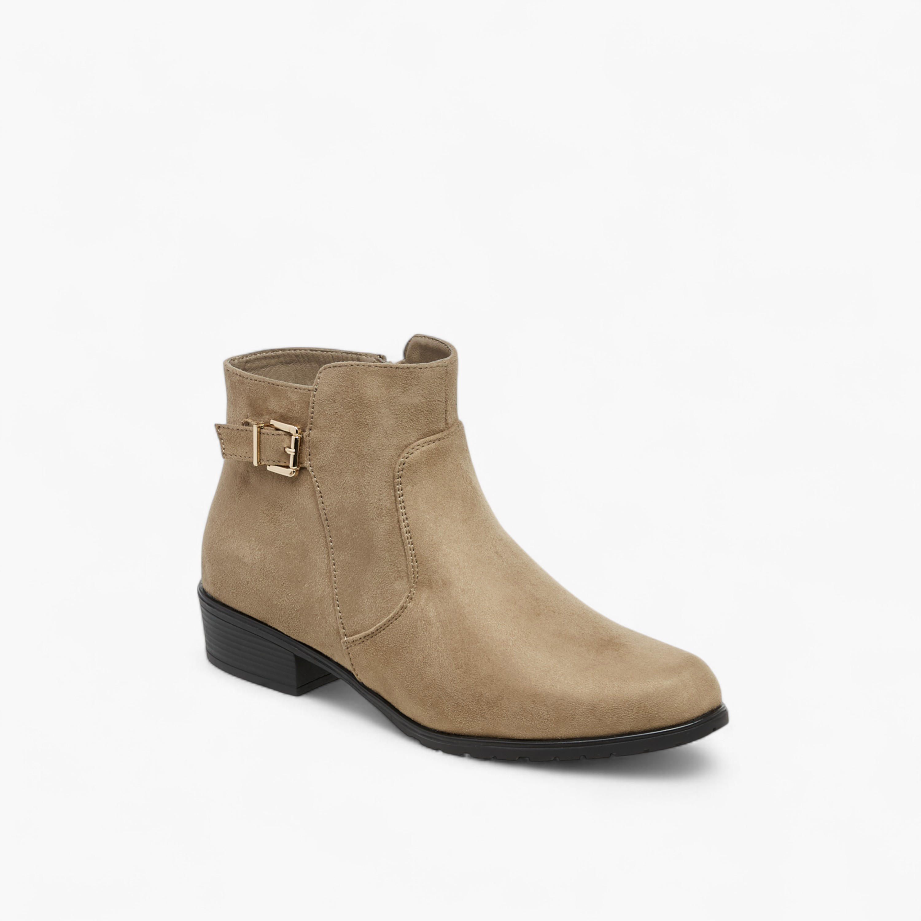 بوت كاحل بزينة فيونكة وكعب سميك وسحاب إغلاق للنساء من سيليست-women-shoes-boots-image-2