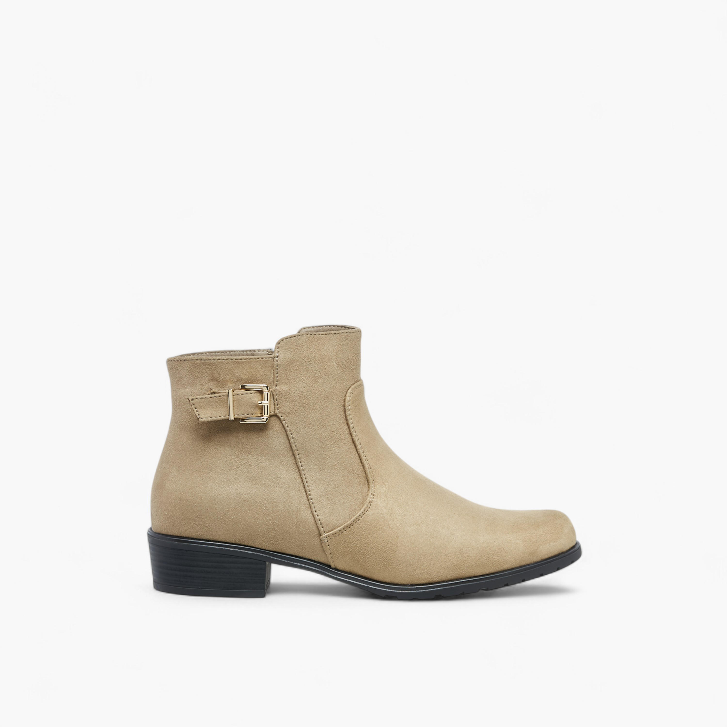 بوت كاحل بزينة فيونكة وكعب سميك وسحاب إغلاق للنساء من سيليست-women-shoes-boots-image-3