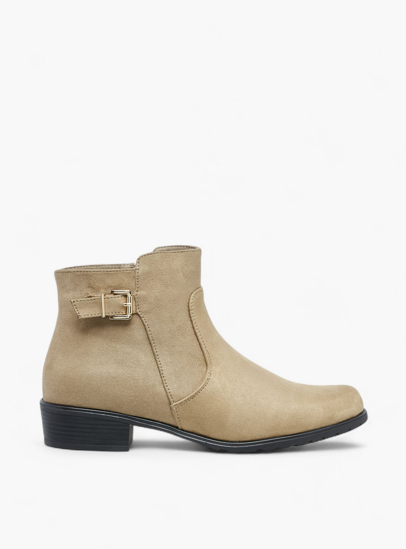 بوت كاحل بزينة فيونكة وكعب سميك وسحاب إغلاق للنساء من سيليست-women-shoes-boots-image-3