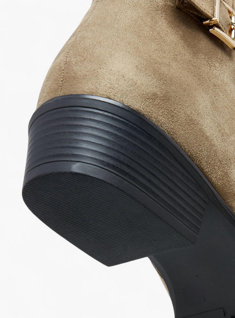 بوت كاحل بزينة فيونكة وكعب سميك وسحاب إغلاق للنساء من سيليست-women-shoes-boots-image-5