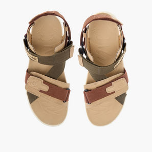 صندل خفيف مريح بارز الملمس بشريط إغلاق لاصق من لوكونفورت-men-shoes-image-1