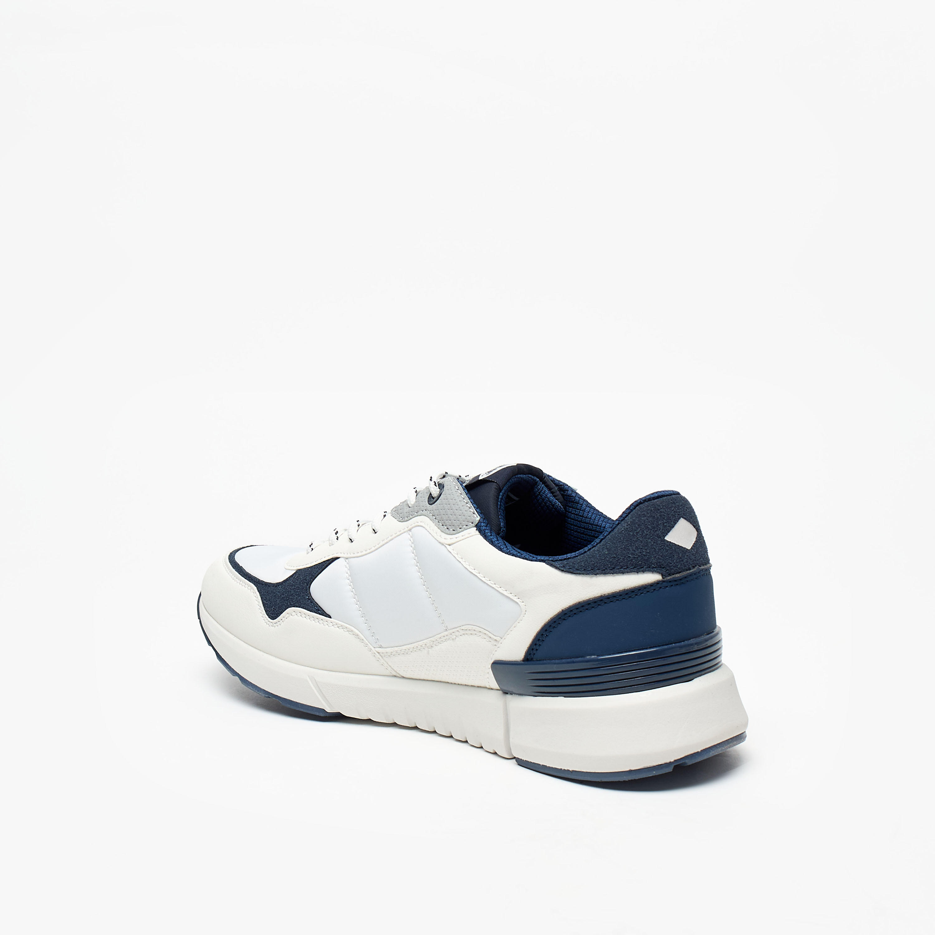 حذاء سنيكرز بقوالب ملوّنة ورباط إغلاق للرجال من لي كوبر-men-shoes-sneakers-image-2