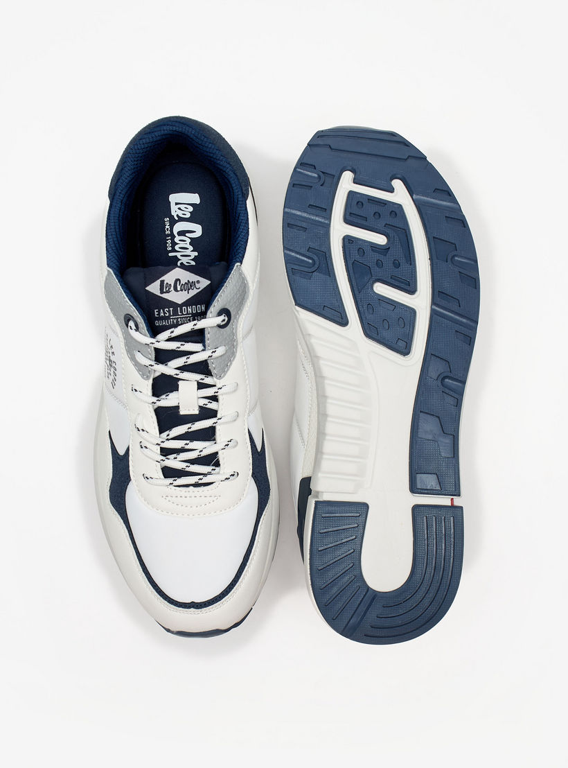 حذاء سنيكرز بقوالب ملوّنة ورباط إغلاق للرجال من لي كوبر-men-shoes-sneakers-image-4