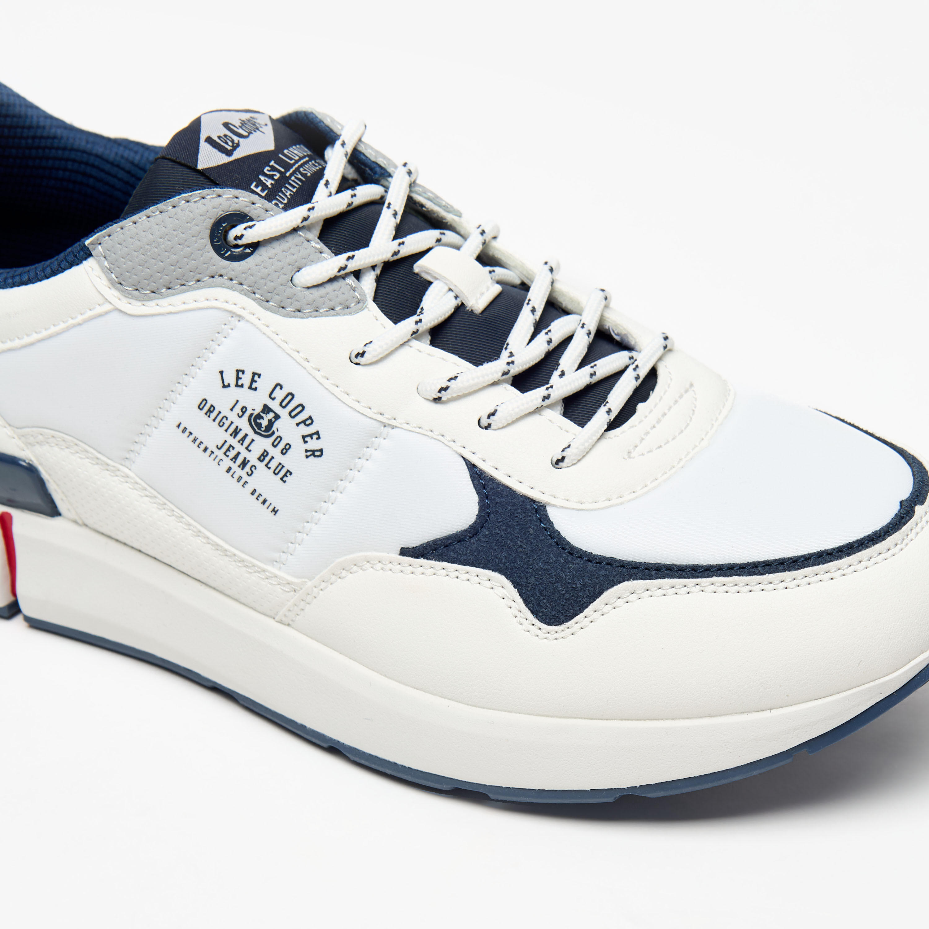 حذاء سنيكرز بقوالب ملوّنة ورباط إغلاق للرجال من لي كوبر-men-shoes-sneakers-image-5