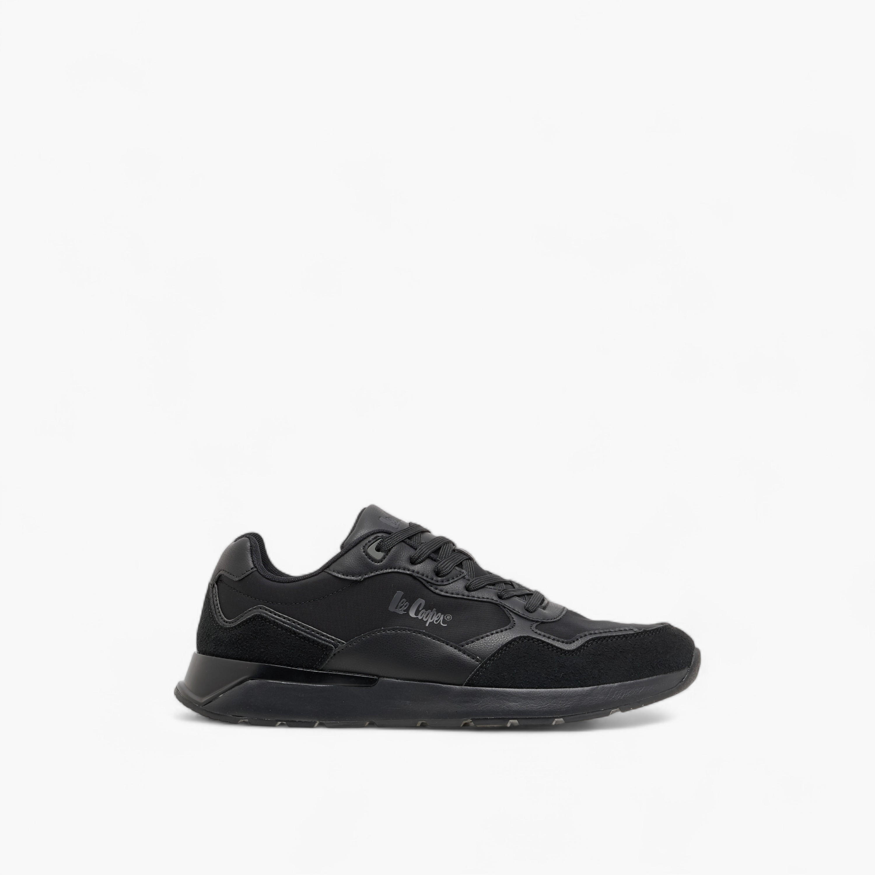 Lee Cooper Men's Panelled Sneakers with Lace-Up Closure-men-shoes-sneakers-image-3