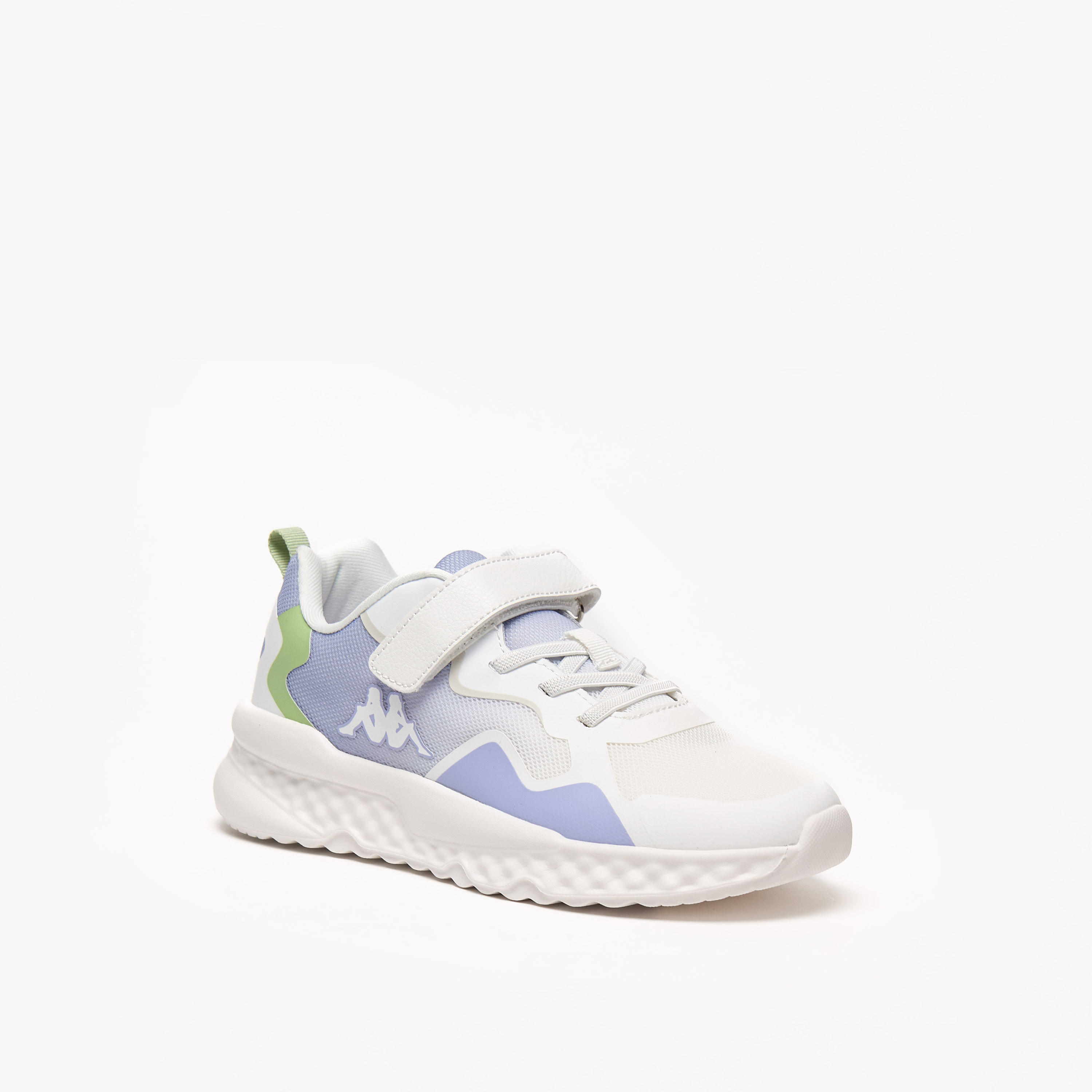 Kappa Girls' Logo Detail Sports Shoes with Hook and Loop Closure-girls-shoes-sneakers-image-1