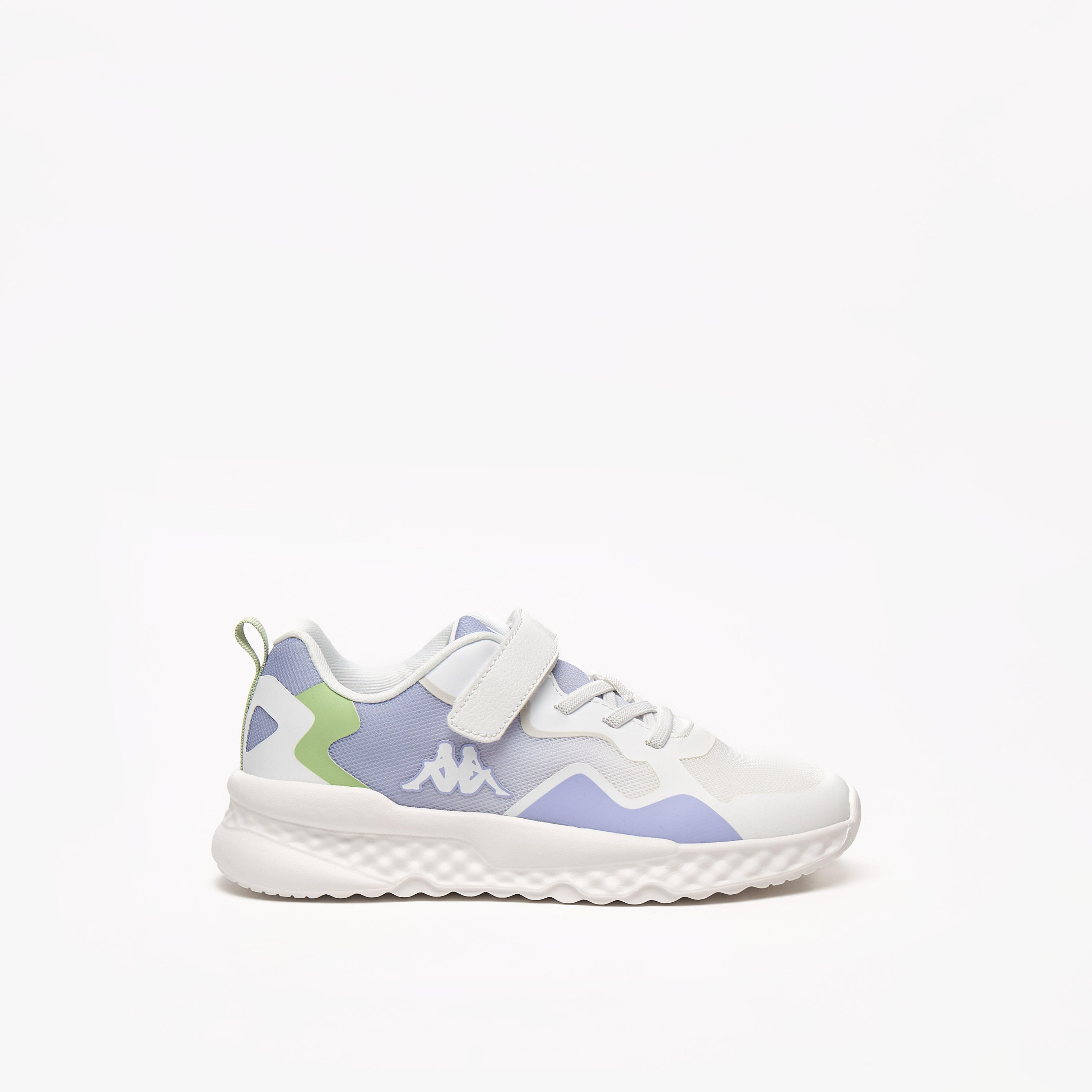 Kappa Girls' Logo Detail Sports Shoes with Hook and Loop Closure-girls-shoes-sneakers-image-3