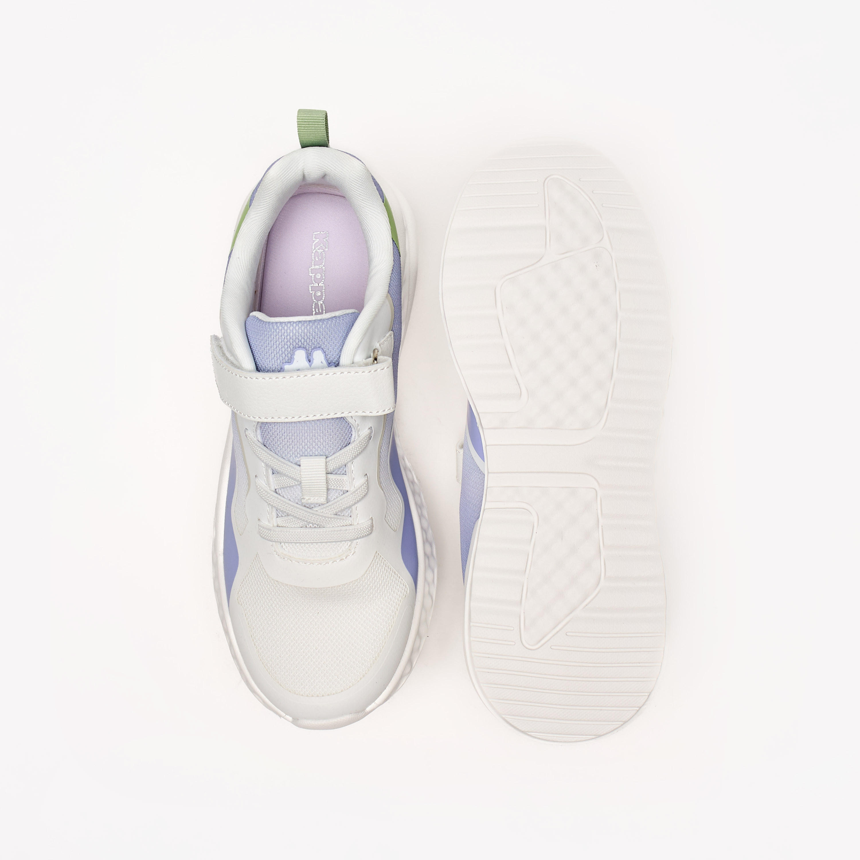 Kappa Girls' Logo Detail Sports Shoes with Hook and Loop Closure-girls-shoes-sneakers-image-4