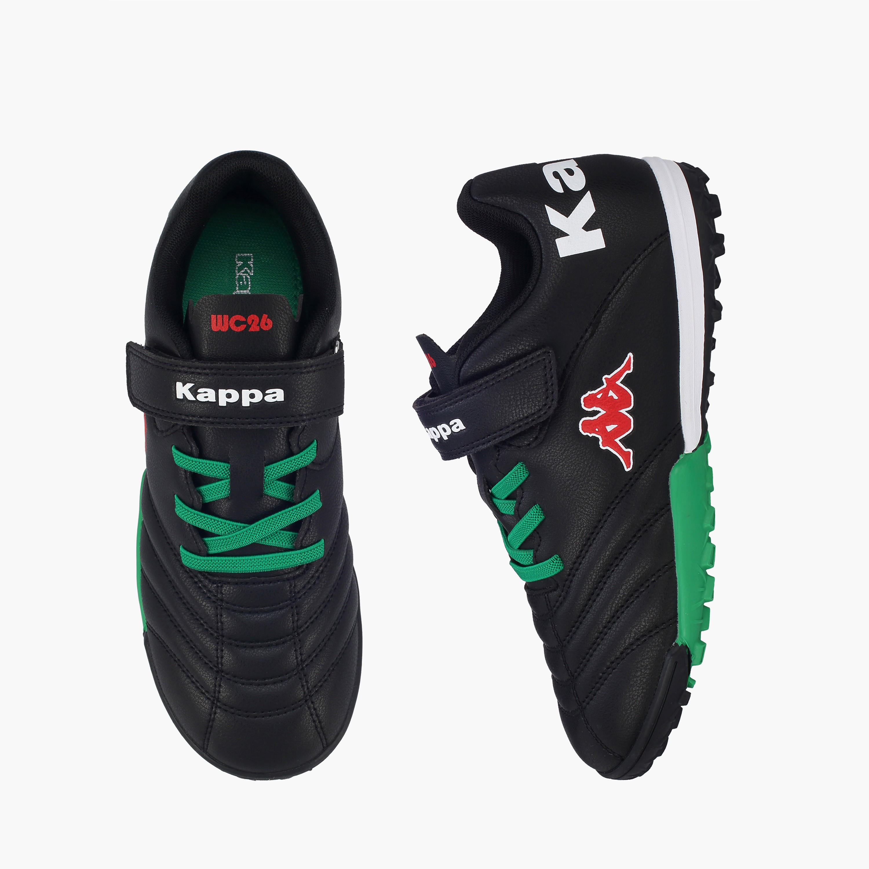 Kappa Boys Hook & Loop Football Turf Shoes-sports-boys-shoes-image-1