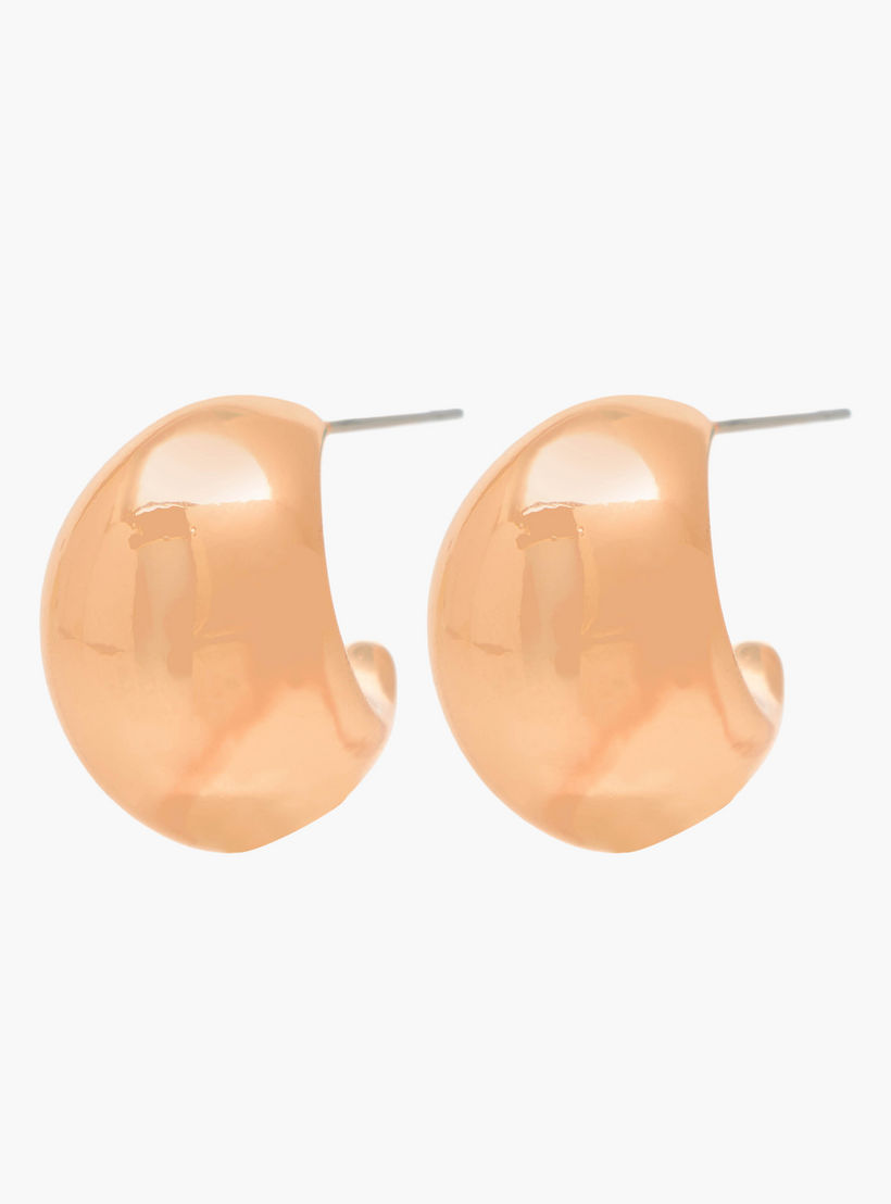 Flora Bella Pack of 3 Gold Tone Earrings with Pushback Closure-women-watchesandjewellery-jewellery-earrings-image-4