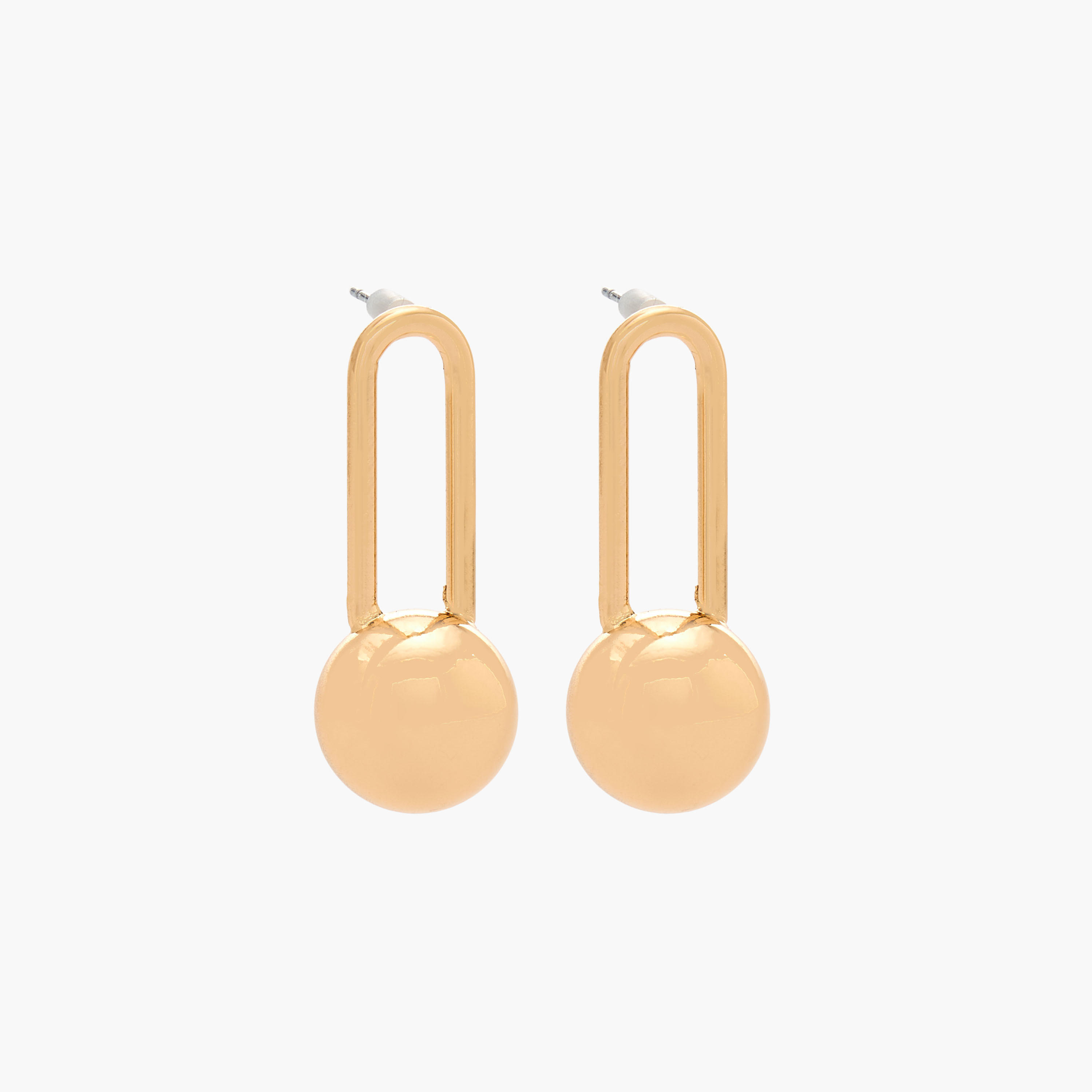 Flora Bella Pack of 2 Gold Tone Assorted Earrings with Pushback Closure-women-watchesandjewellery-jewellery-earrings-image-2