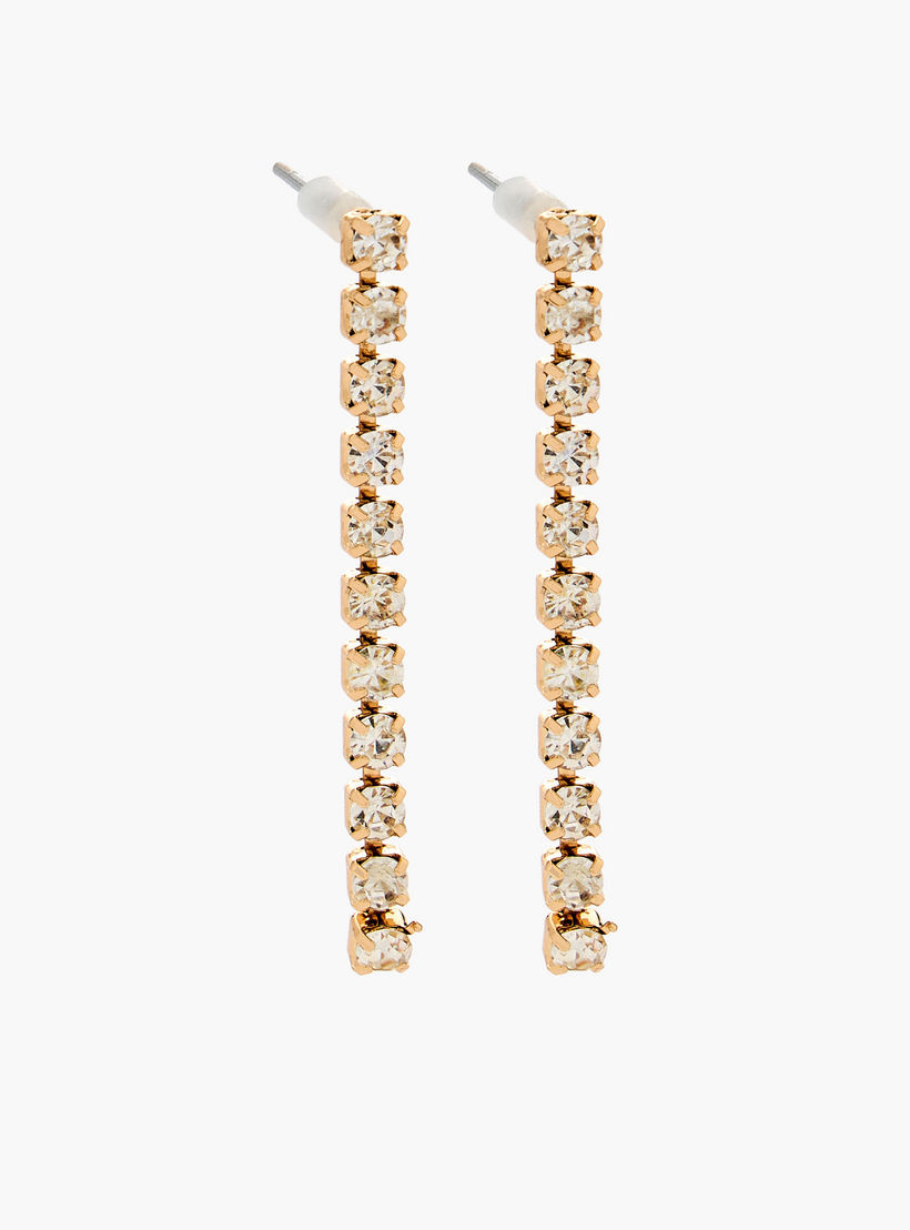 Flora Bella Pack of 2 Gold Tone Assorted Earrings with Pushback Closure-women-watchesandjewellery-jewellery-earrings-image-3