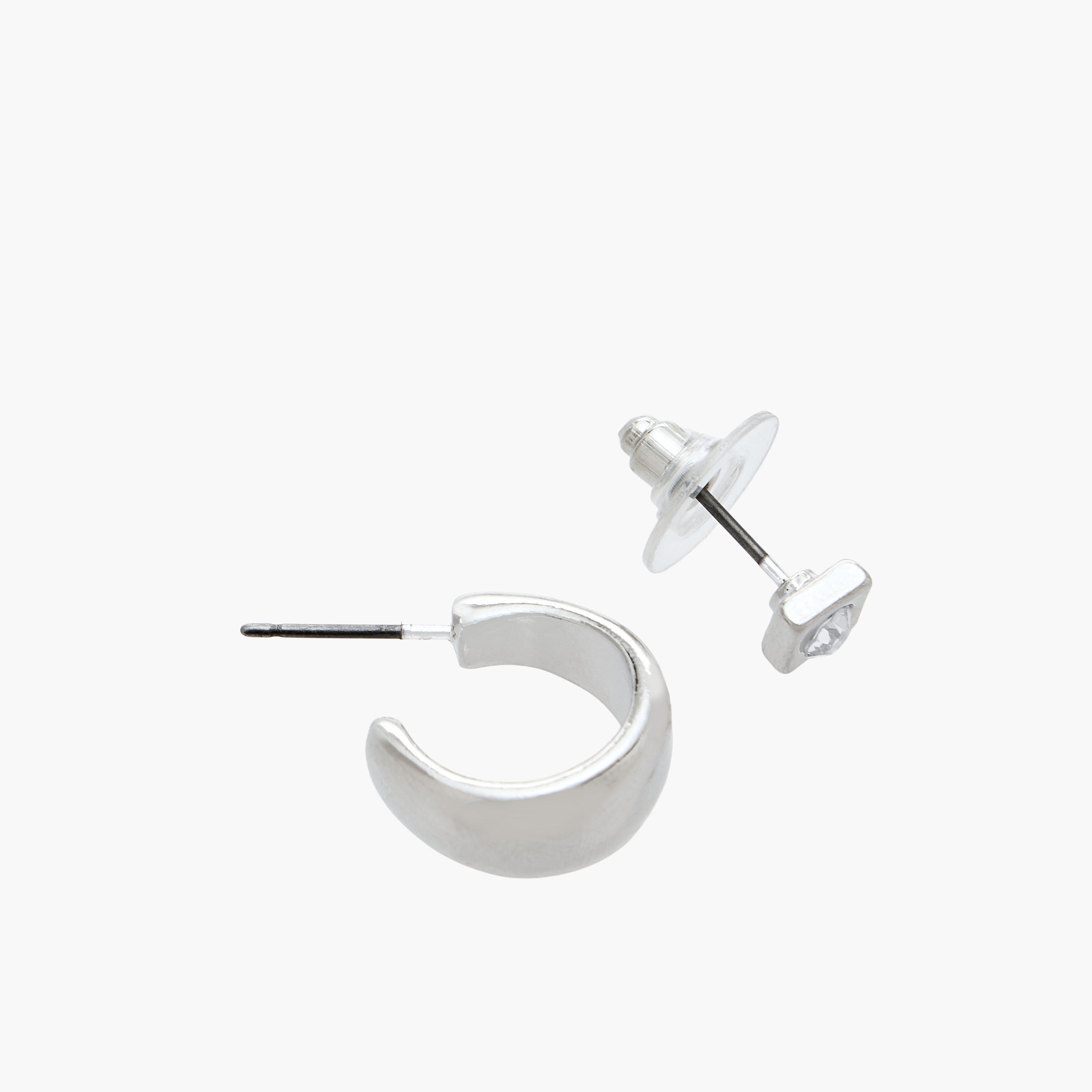 Flora Bella Pack of 6 Metallic Earrings with Pushback Closure-women-watchesandjewellery-jewellery-earrings-image-4