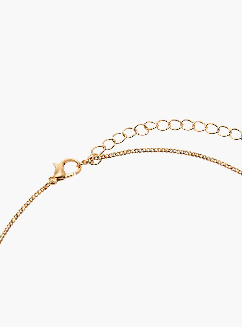 طقم عقد وحلق معدن بتزيينات قطعتين من فلورا بيلا-women-watchesandjewellery-jewellery-jewellerysets-image-3