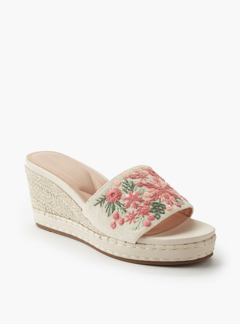Celeste Women Embroidered Wedge Sandals-women-shoes-sandals-heeled-image-2