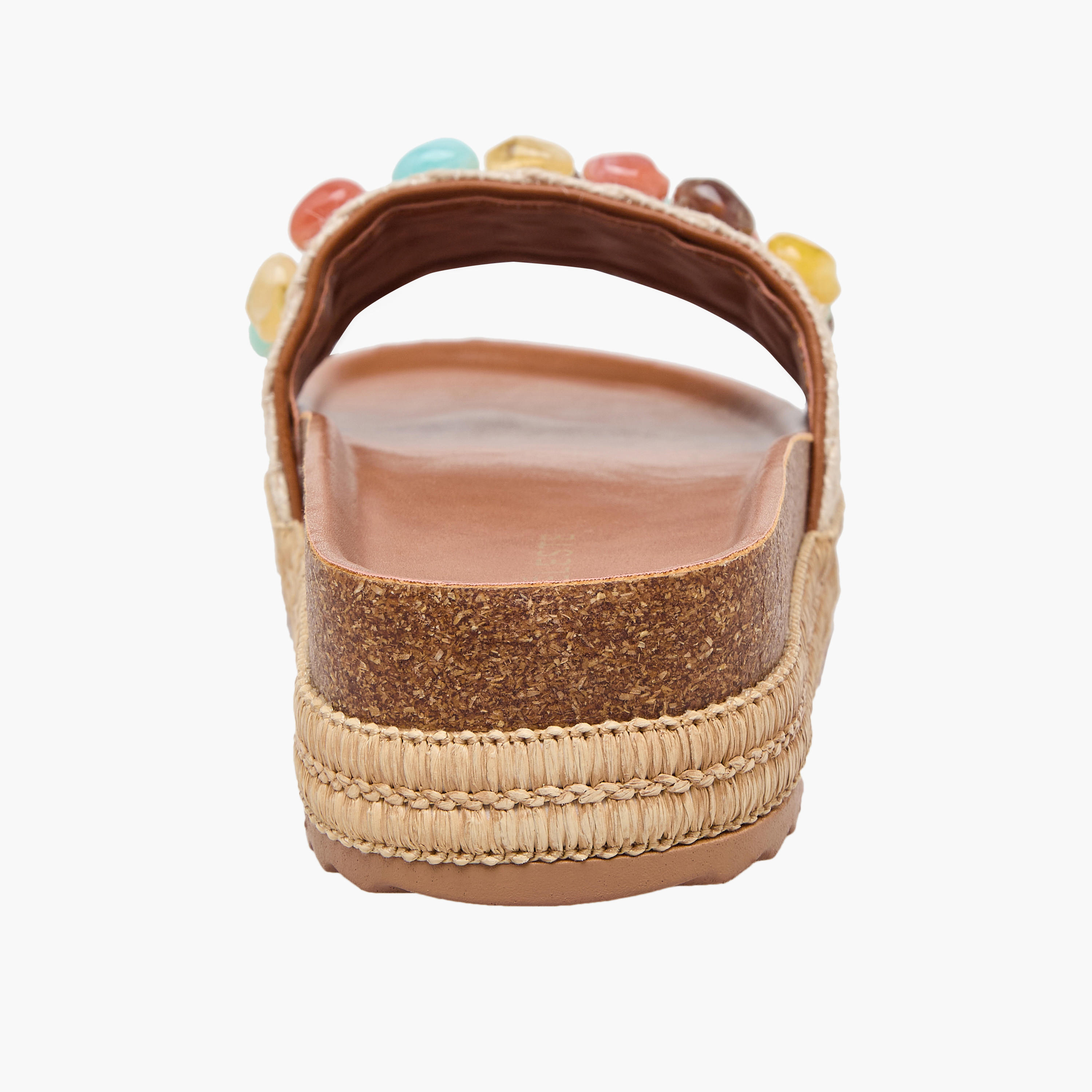 صندل إسبادريل سهل الارتداء بأحزمة مزينة بالخرز للنساء من سيليست-women-shoes-sandals-flats-image-8