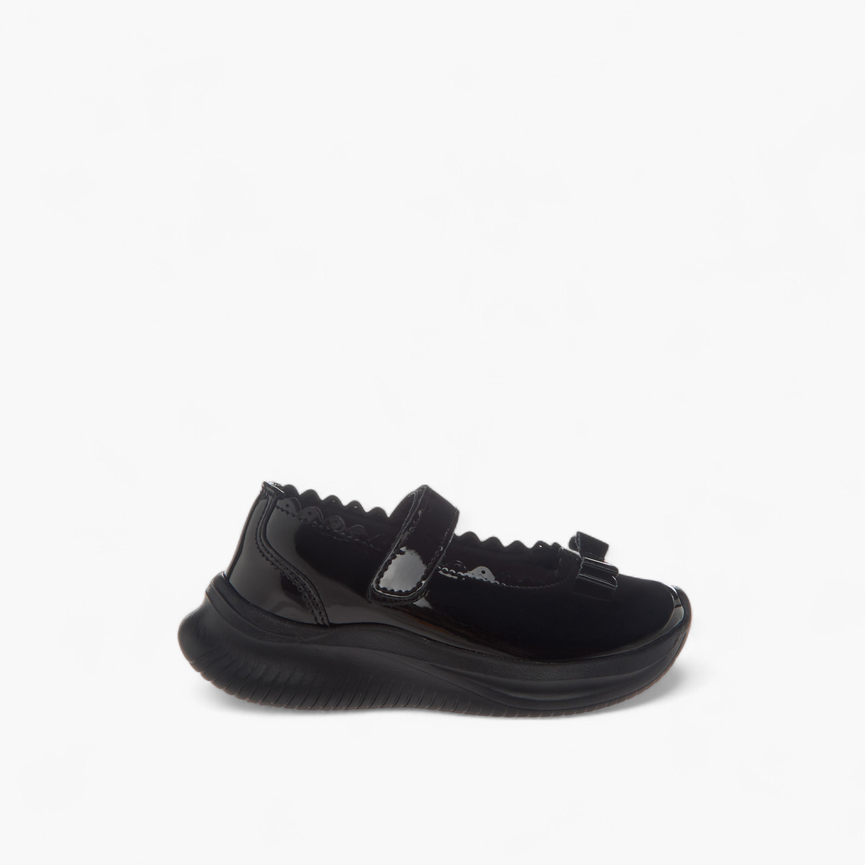 حذاء مدرسي بشريط إغلاق لاصق وفيونكة من داش-girls-shoes-maryjanes-image-3