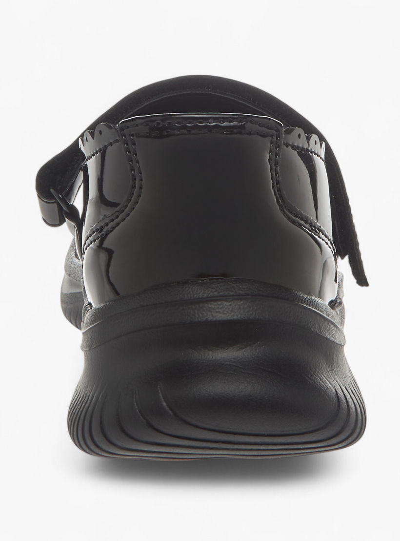 Dash Bow Accent School Shoes with Hook and Loop Closure-girls-shoes-maryjanes-image-5