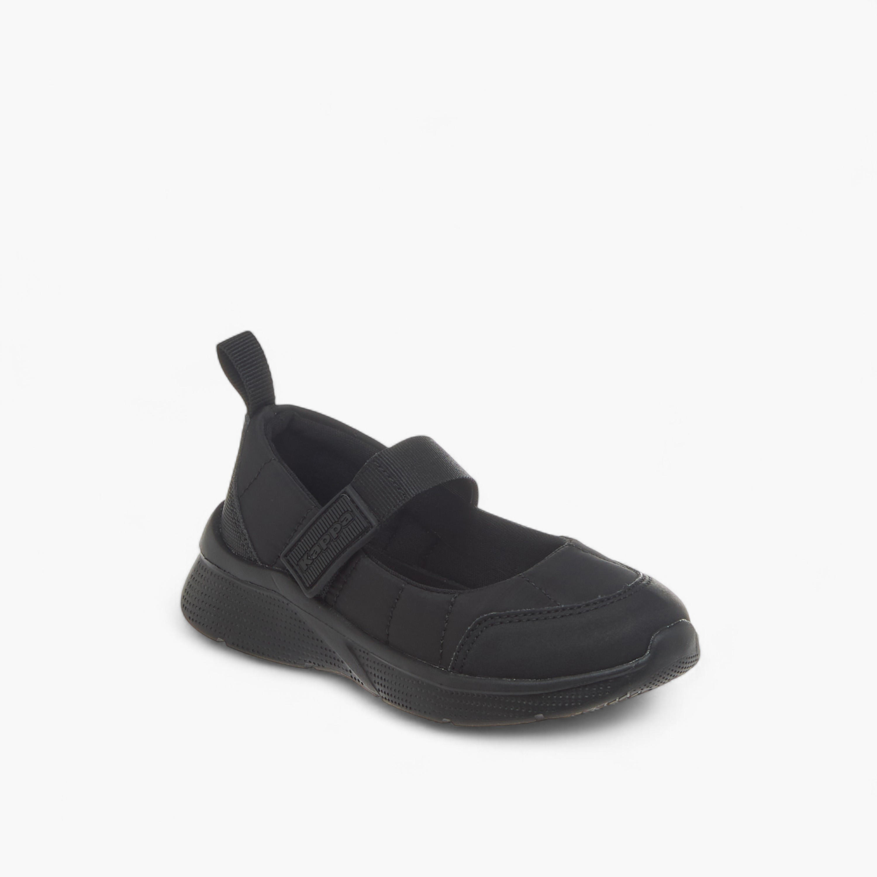 Kappa Girls' Pull Tab Detail School Shoes with Hook and Loop Closure-girls-shoes-maryjanes-image-2