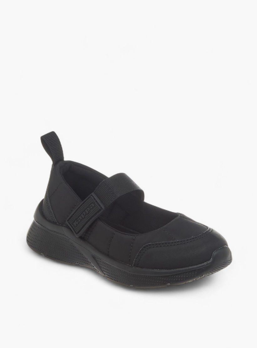 Kappa Girls' Pull Tab Detail School Shoes with Hook and Loop Closure-girls-shoes-maryjanes-image-2