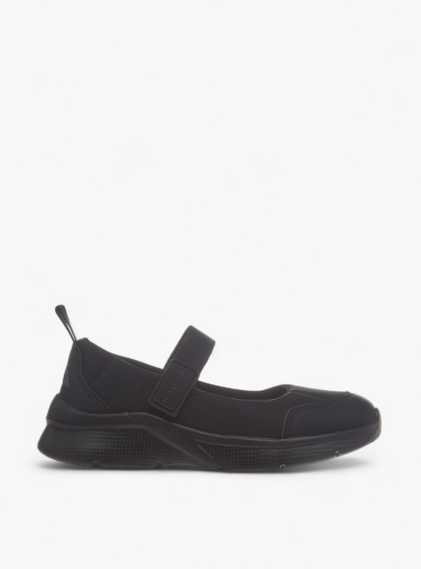 Kappa Girls' Pull Tab Detail School Shoes with Hook and Loop Closure-girls-shoes-maryjanes-image-3