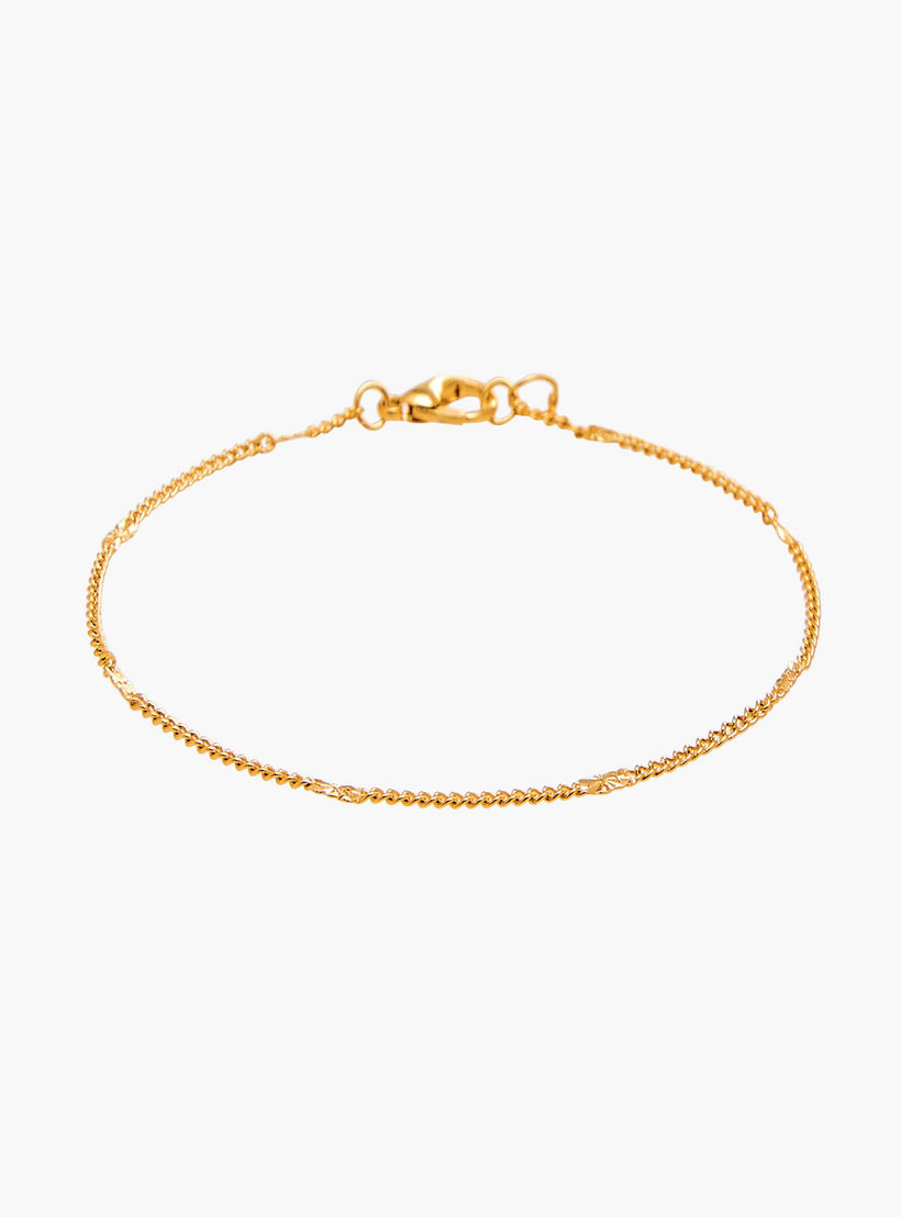 Flora Bella Pack of 3 Metallic Chain Style Bracelet-women-watchesandjewellery-jewellery-banglesandbracelets-image-2